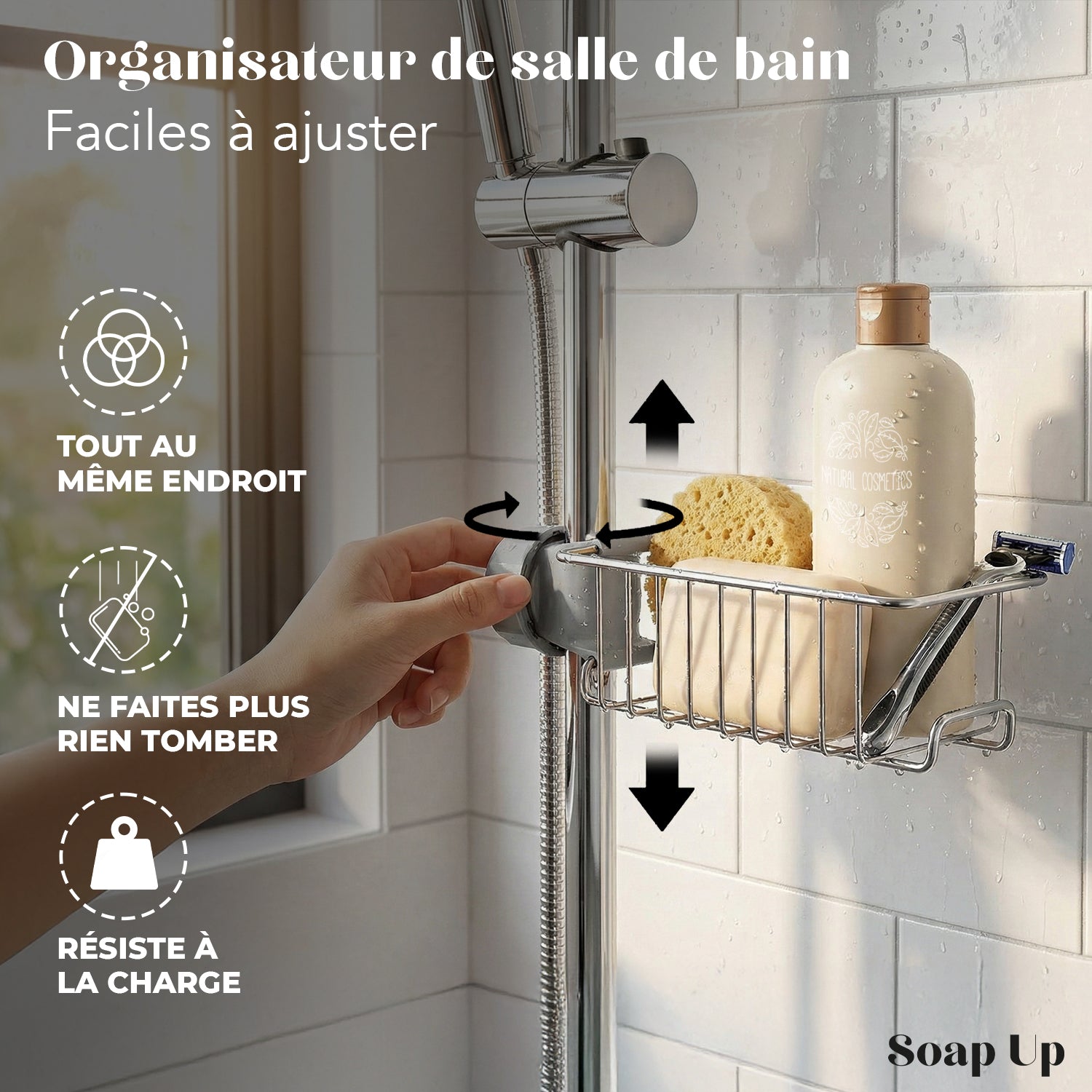 2 Etagères pour Salle de Bain
