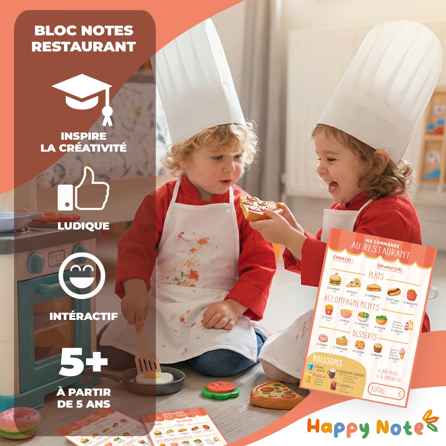 Happy Note® – Ma Commande au Restaurant
