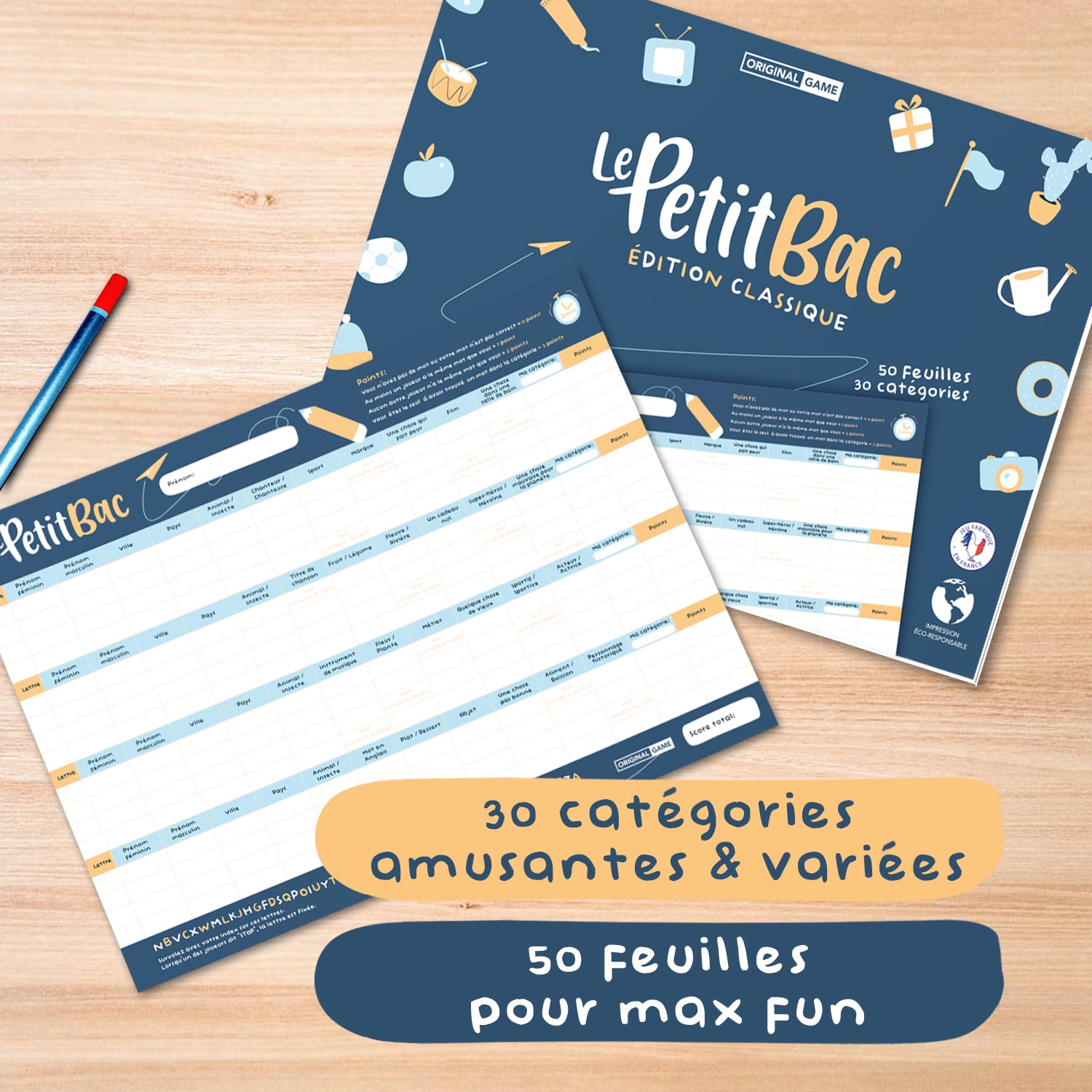 Jeu de société – Le Petit Bac