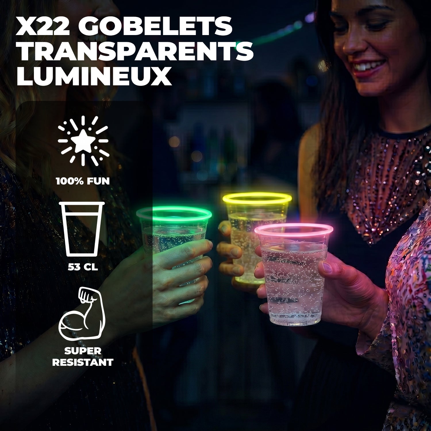 Kit Beer Pong Lumineux