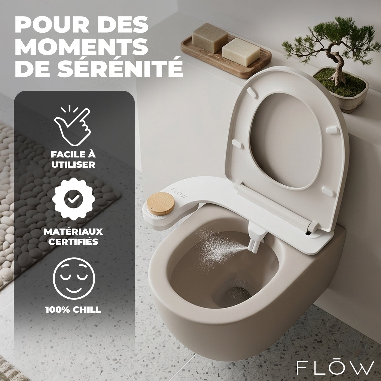 Japanisches Toiletten-Kit Flow®