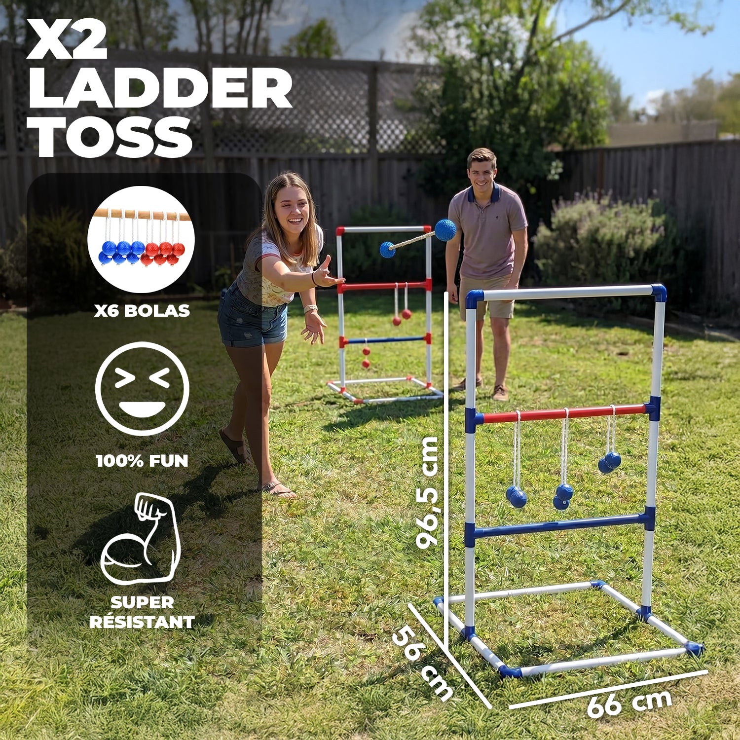 Ladder Toss en Plastique