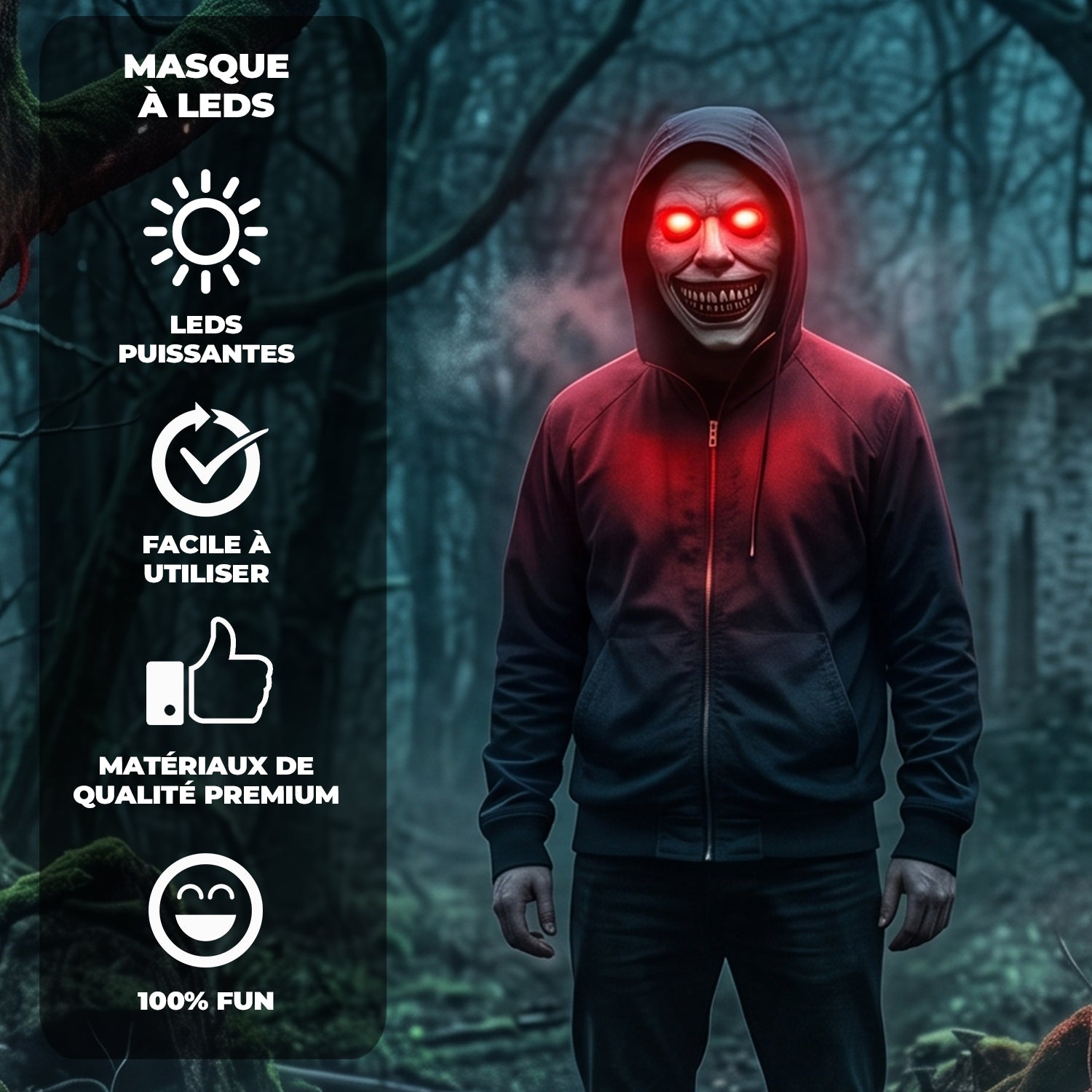 Red Eyes LED Mask