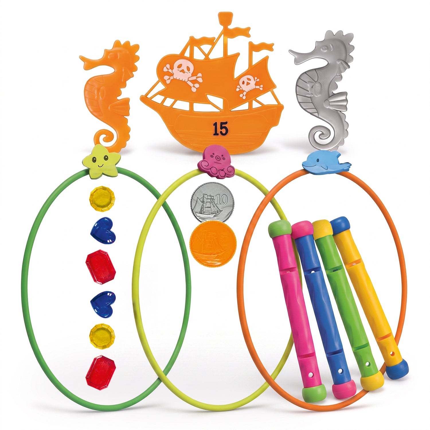 Kids' Dive Pack – Rings, Sticks & Figurines