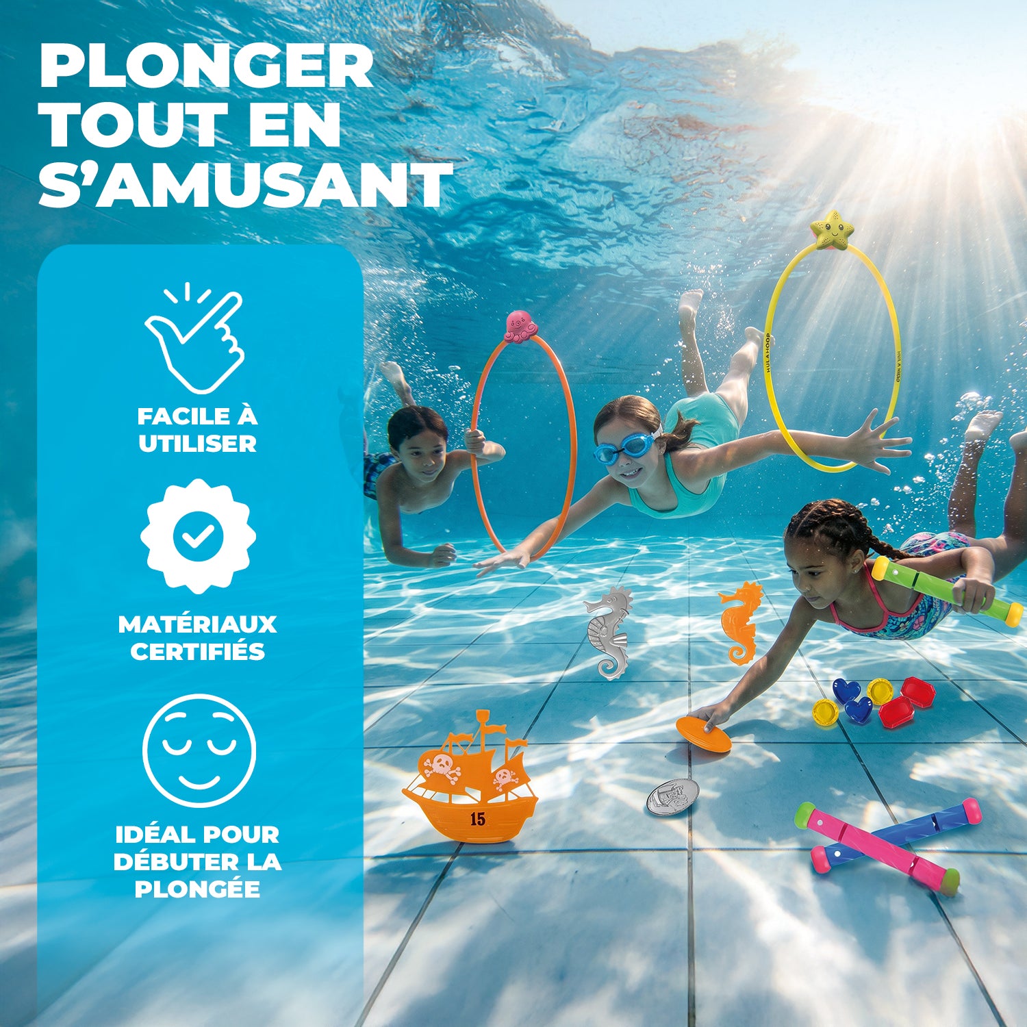 Kids' Dive Pack – Rings, Sticks & Figurines