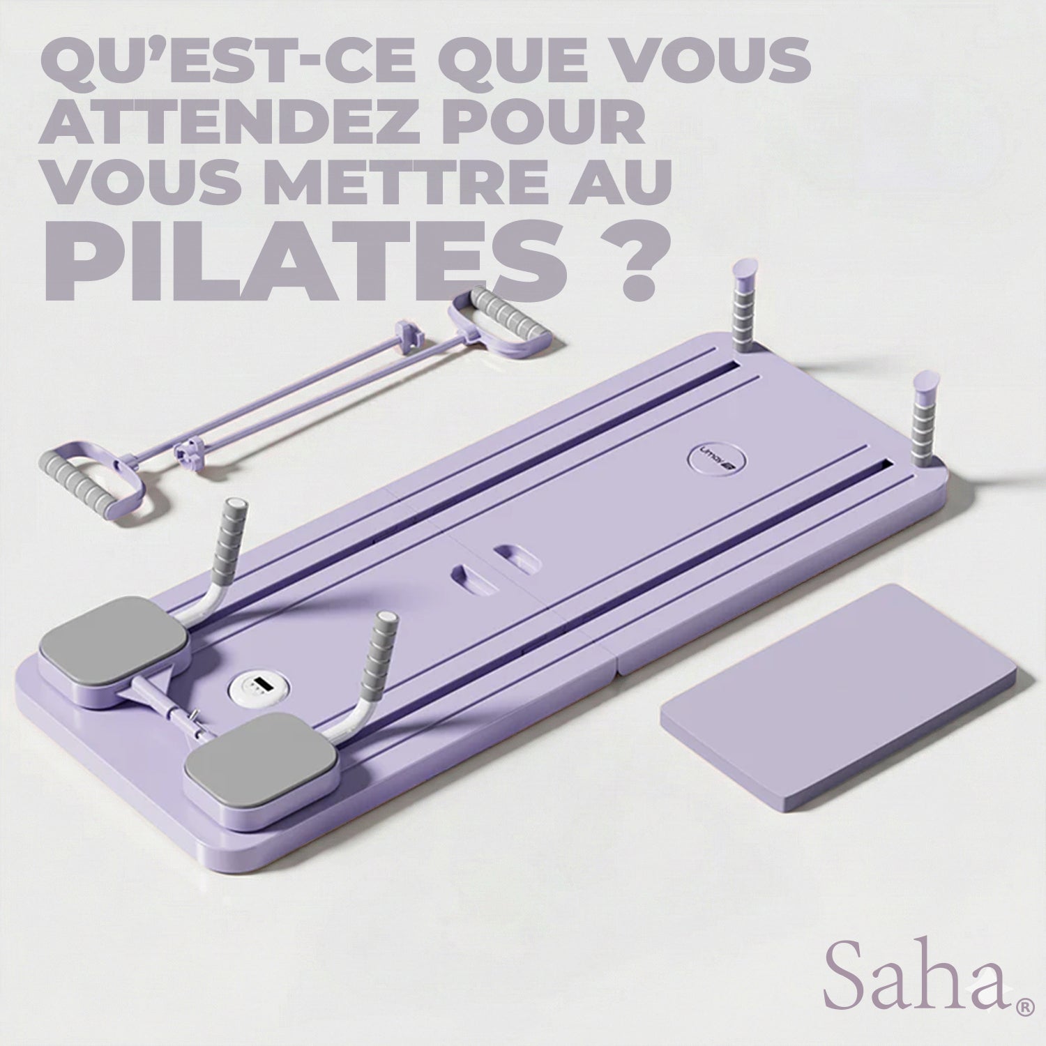 Planche Pilates Reformer Saha® – Violet