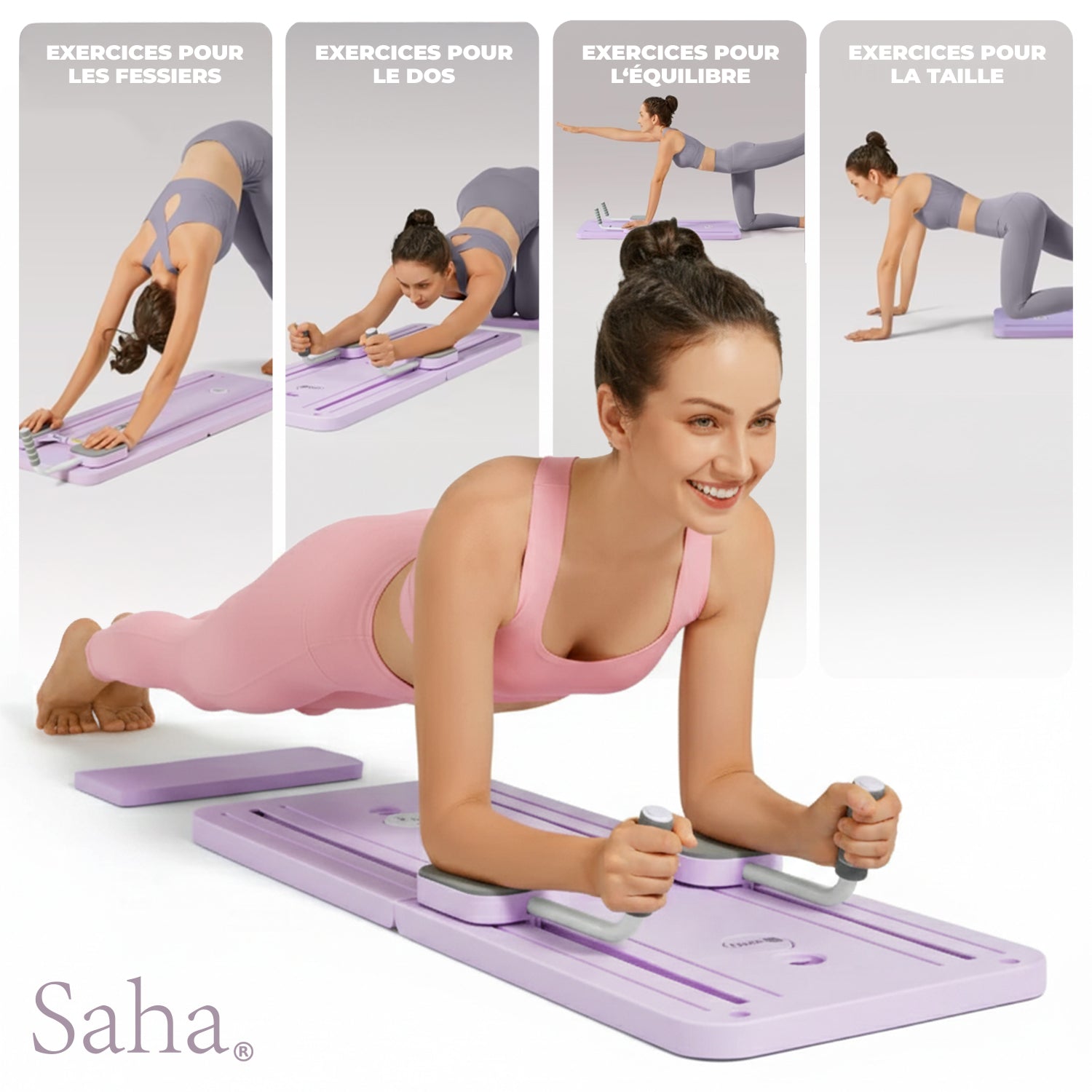Planche Pilates Reformer Saha® – Violet