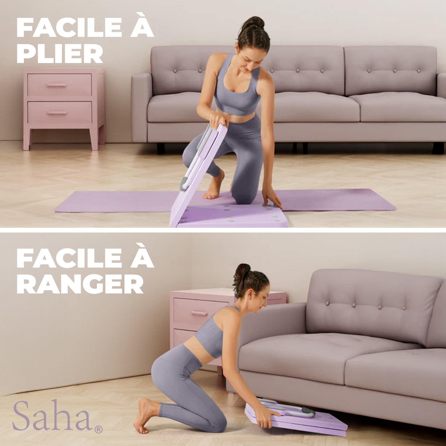 Planche Pilates Reformer Saha® – Violet