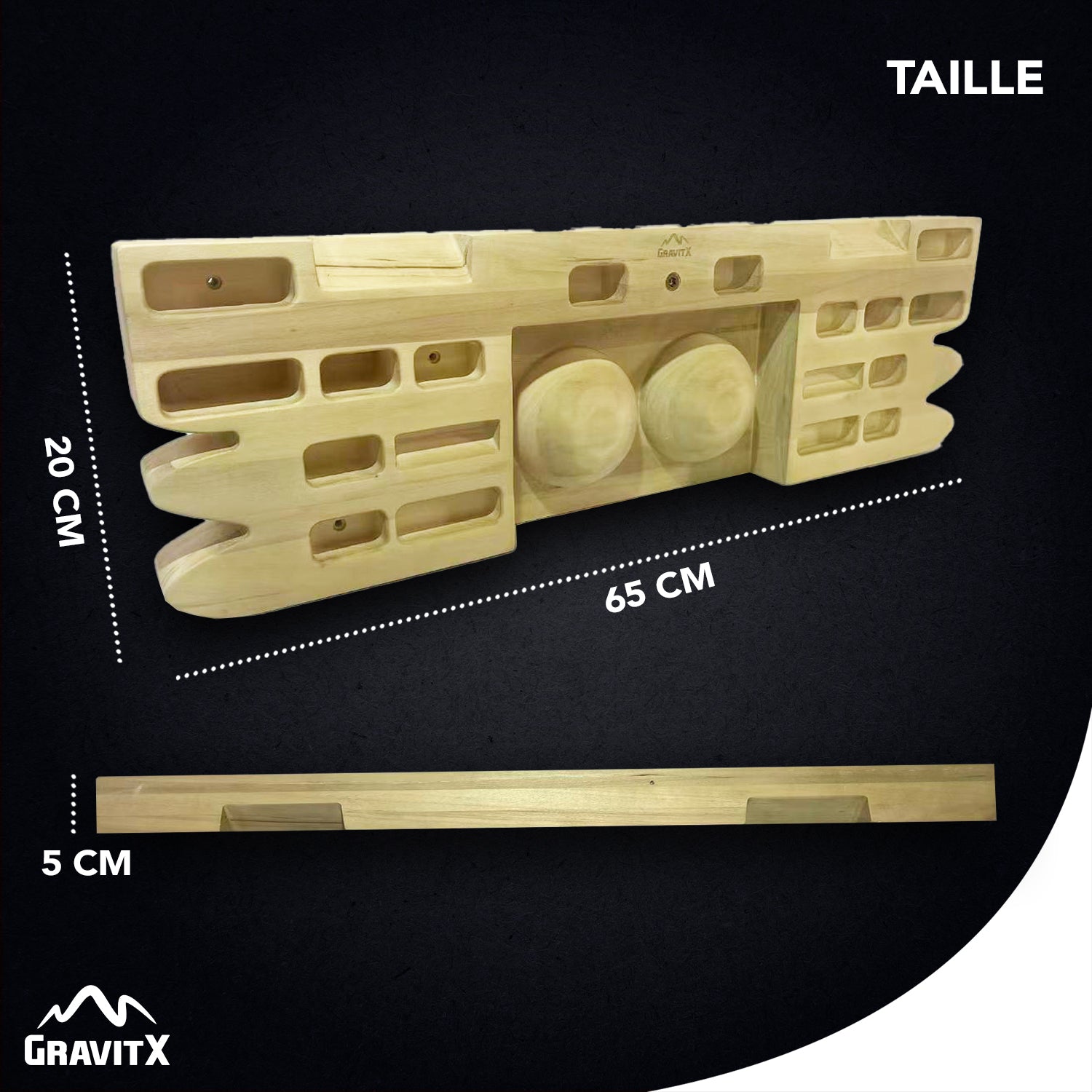 Planche d'Escalade en bois GravitX®