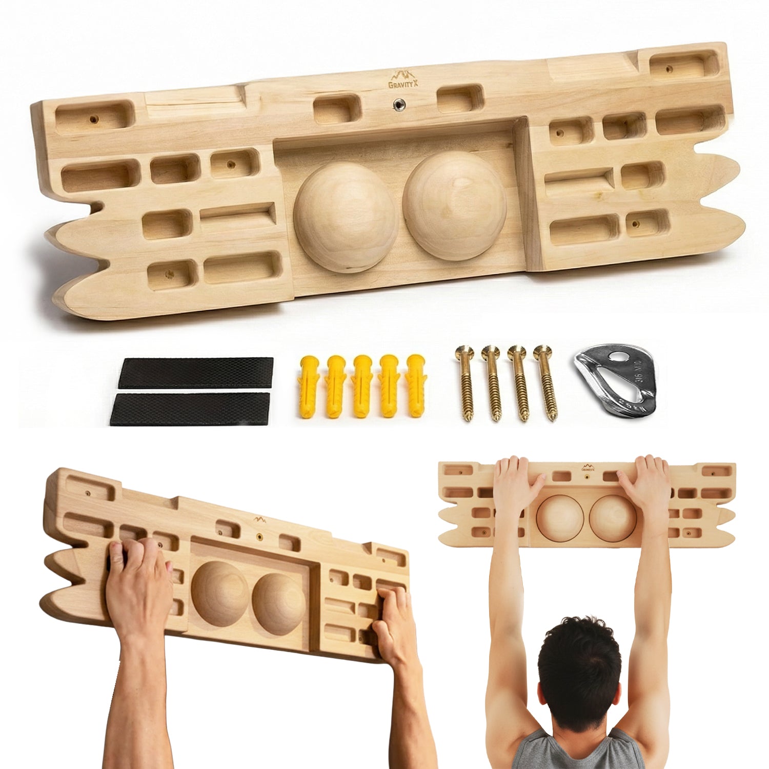 Planche d'Escalade en bois GravitX®
