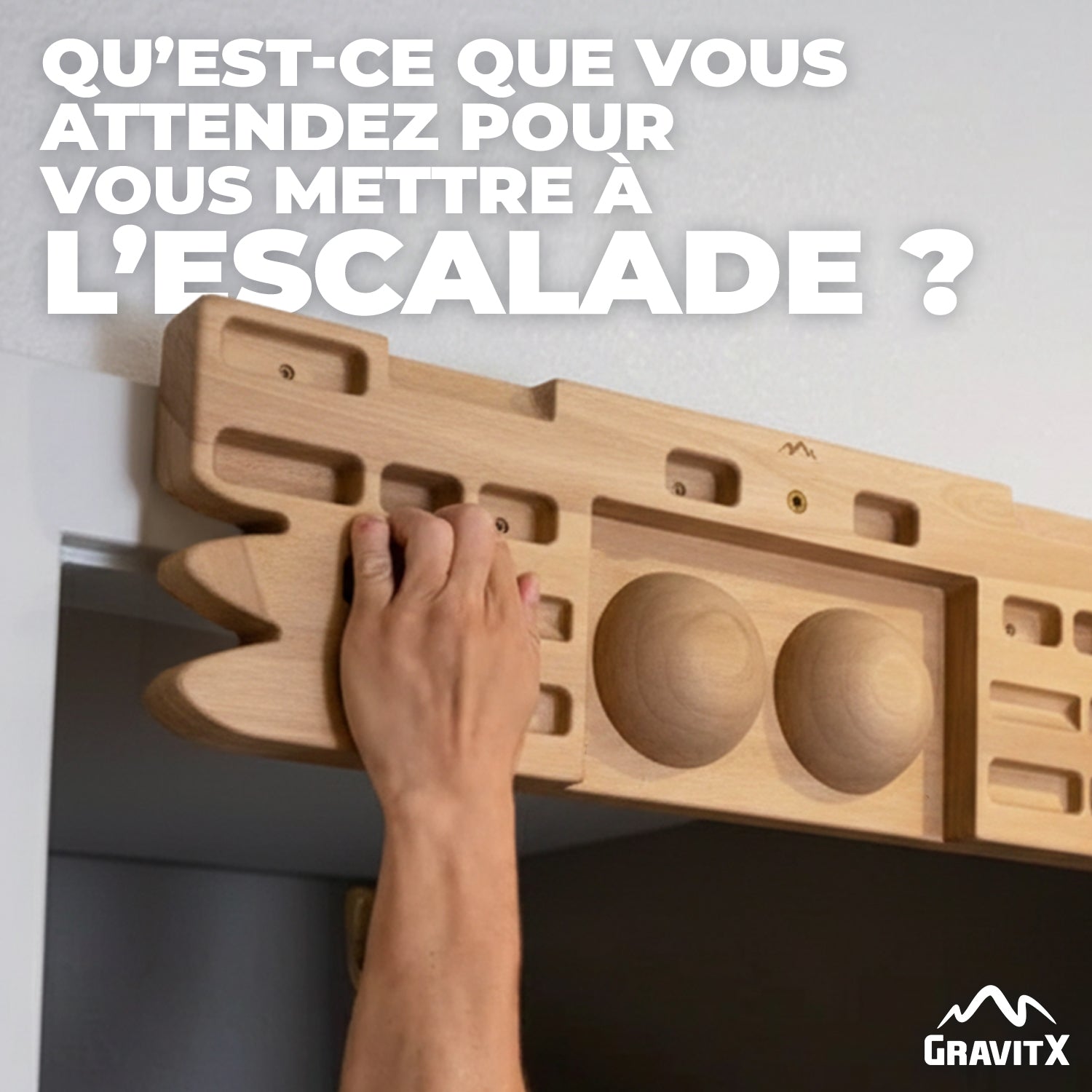 Planche d'Escalade en bois GravitX®