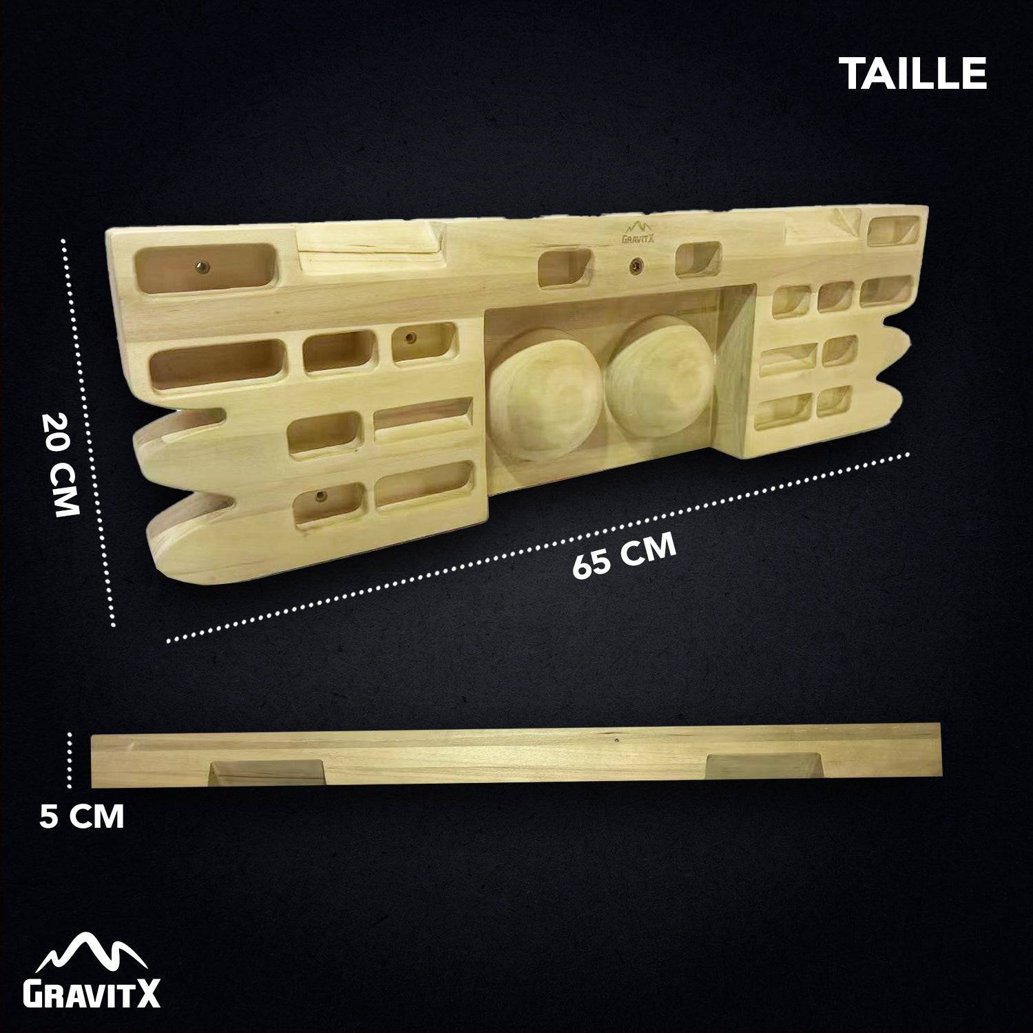 Planche d'Escalade en bois GravitX®