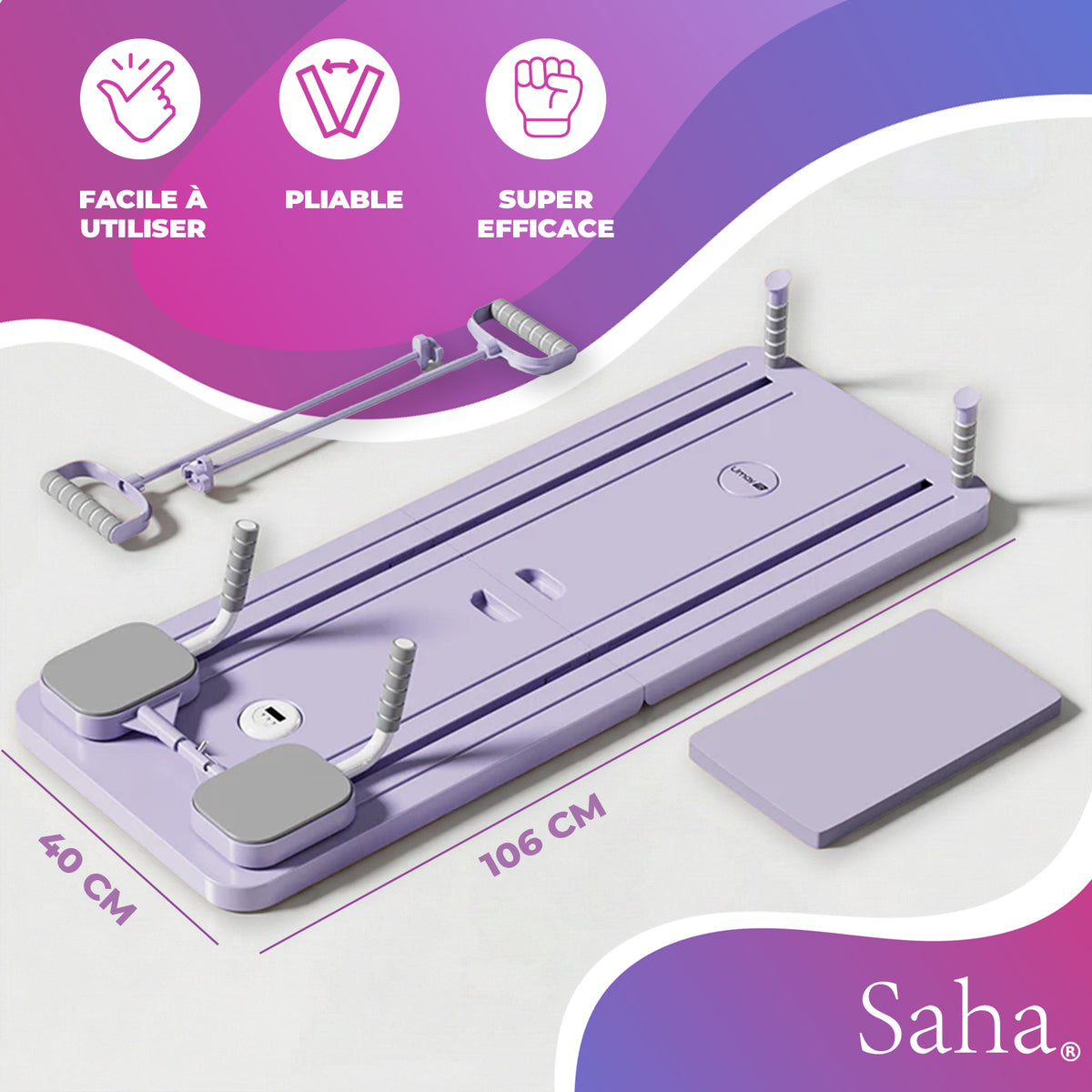 Pilates Reformer-Brett Saha® – Lila