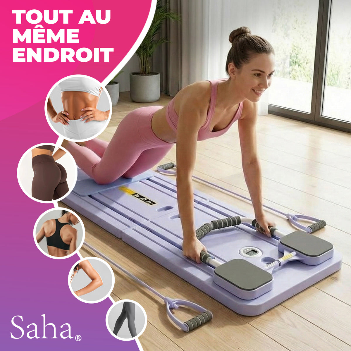 Pilates Reformer-Brett Saha® – Lila