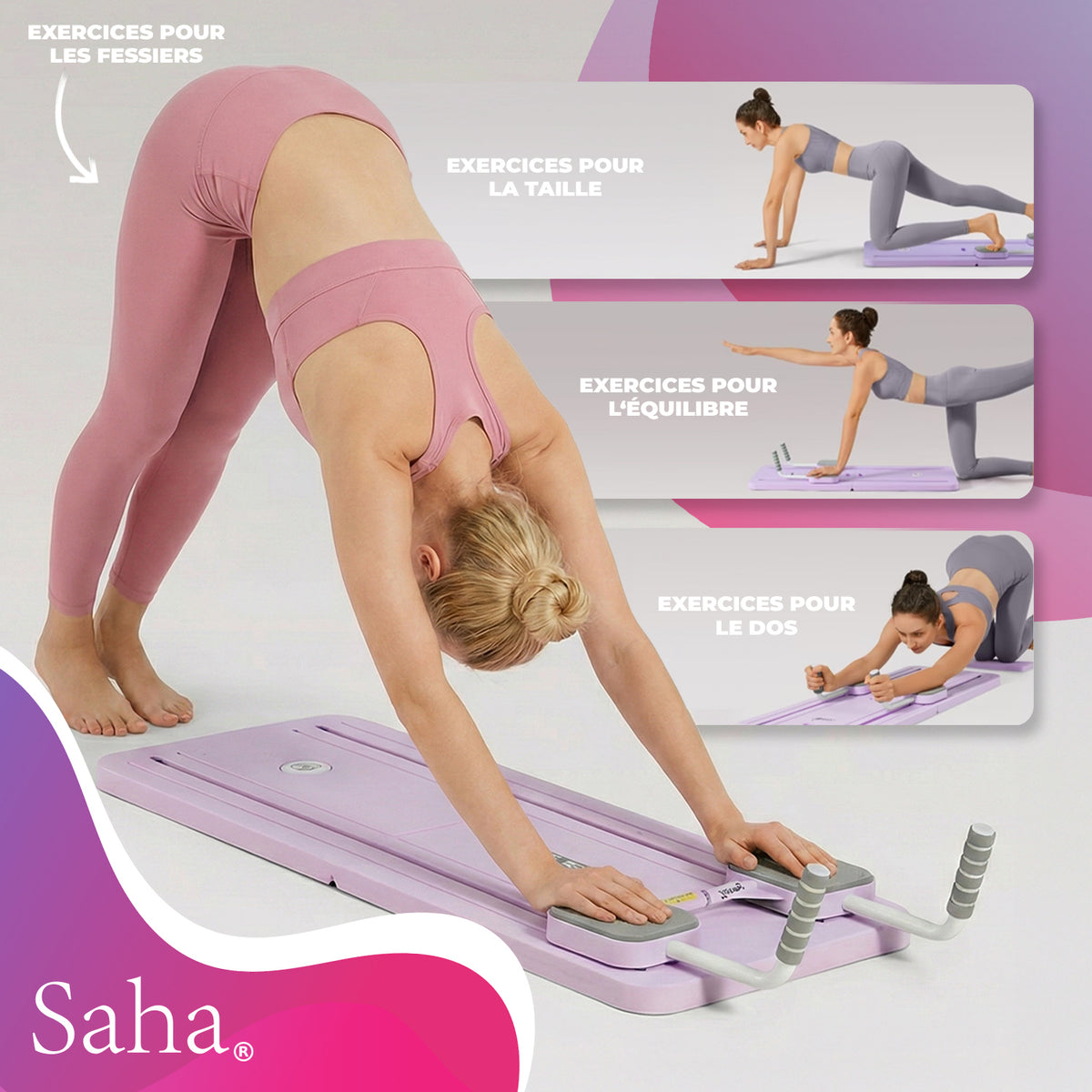 Pilates Reformer-Brett Saha® – Lila