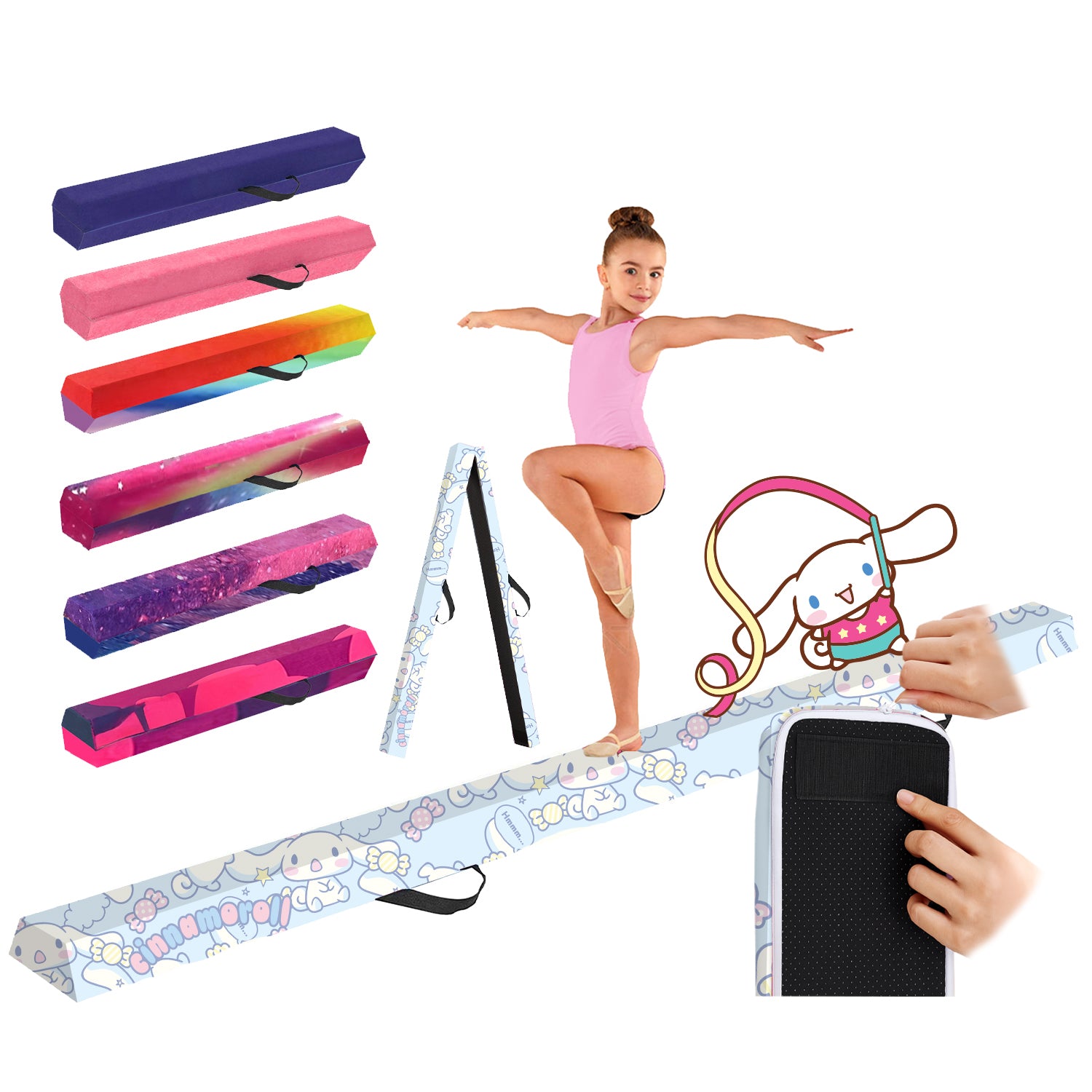Poutre de Gymnastique Pliable pour Enfant Hello Kitty® – Cinnamoroll