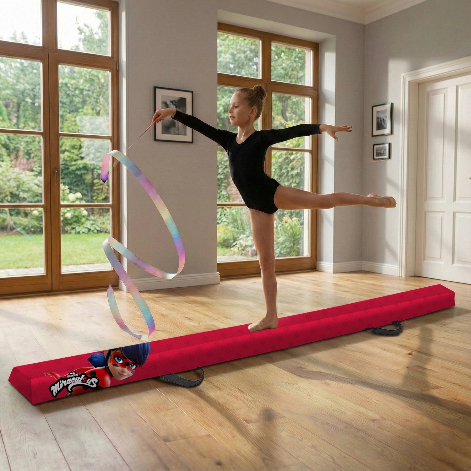 Poutre de Gymnastique Pliable pour Enfant Miraculous® – Ladybug