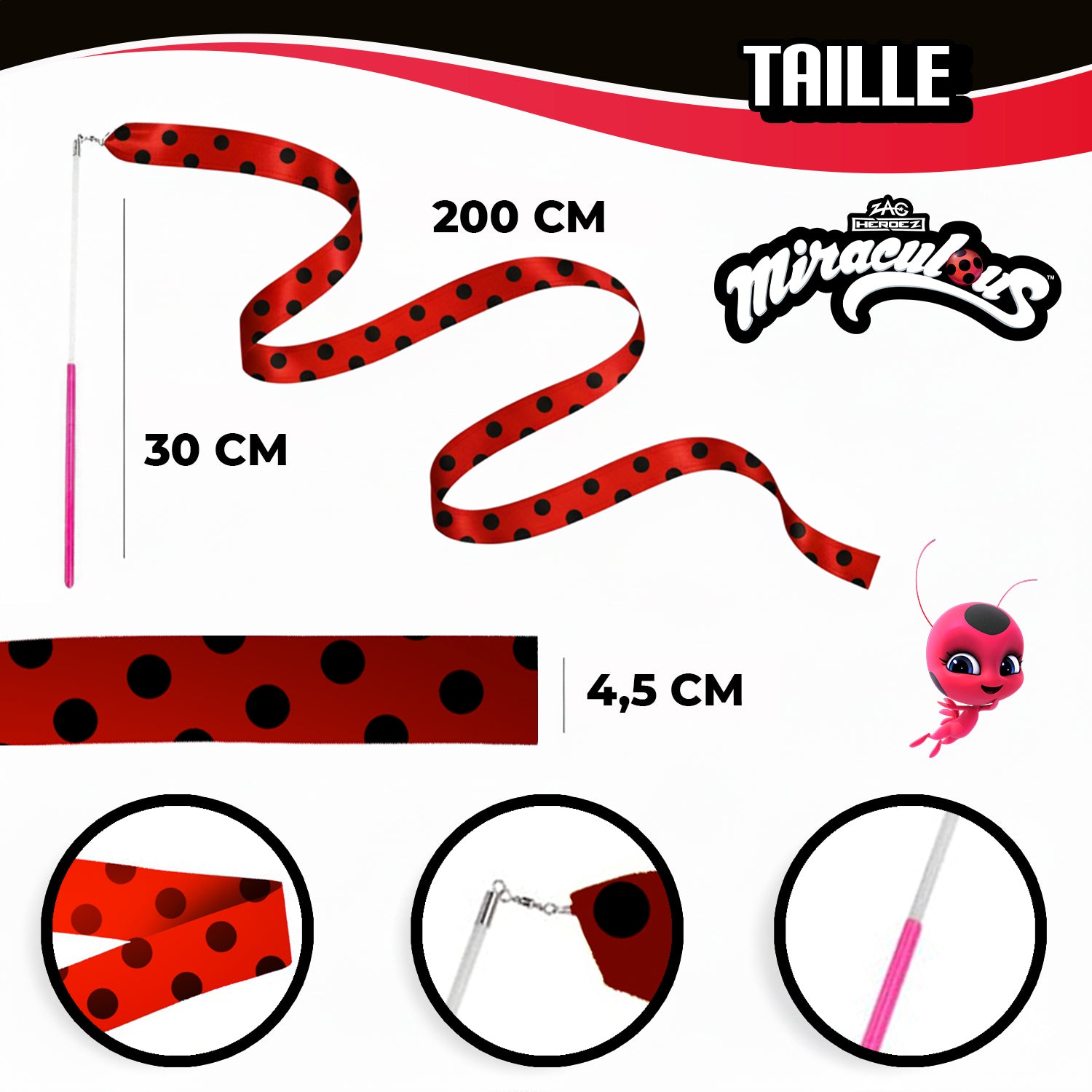 2 Rubans de Gymnastique & Danse – Miraculous®