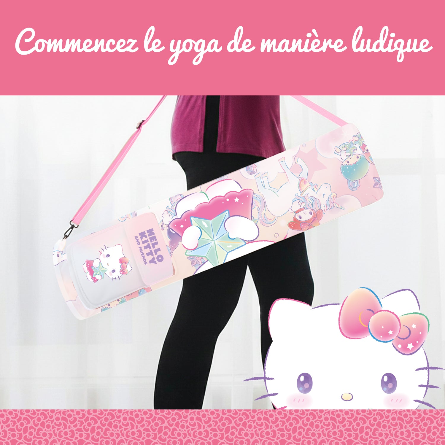 Sac pour Tapis de Yoga Hello Kitty®
