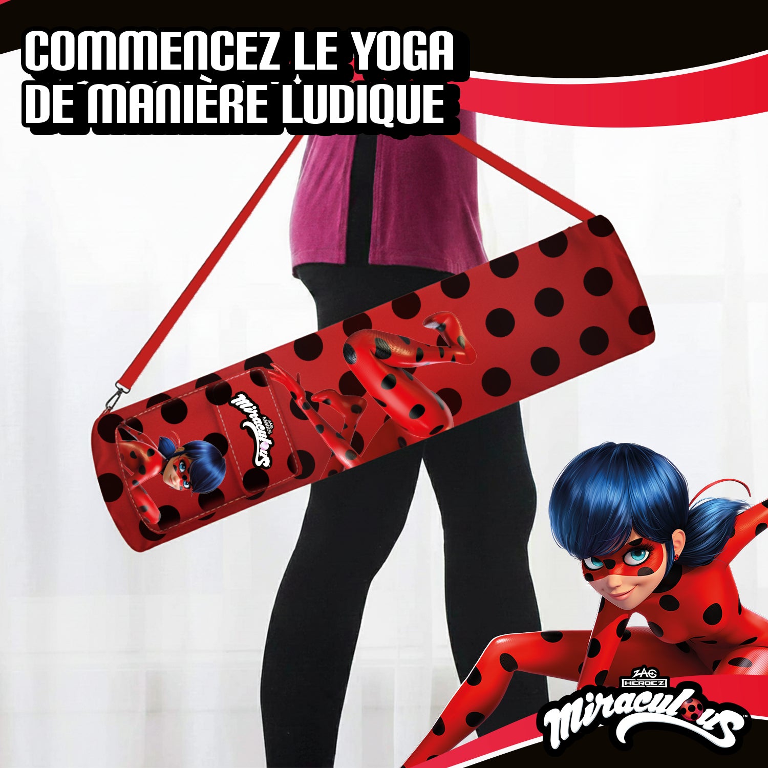 Sac pour Tapis de Yoga Miraculous® – Ladybug