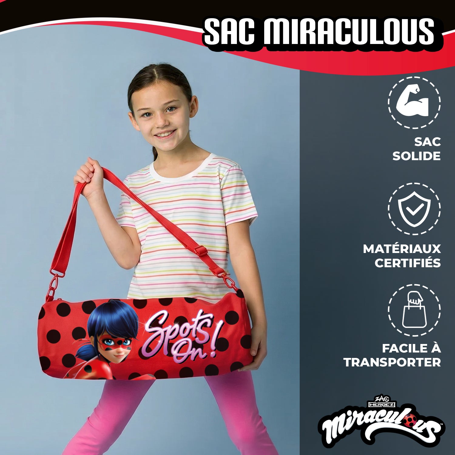 Sac de Sport Miraculous® – Ladybug