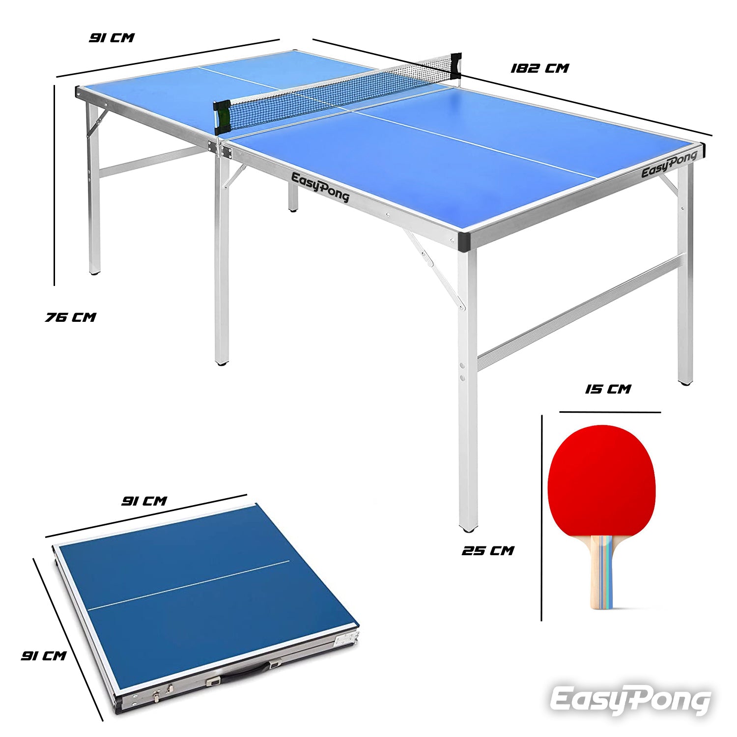 Table de Ping Pong EasyPong® – Bleu