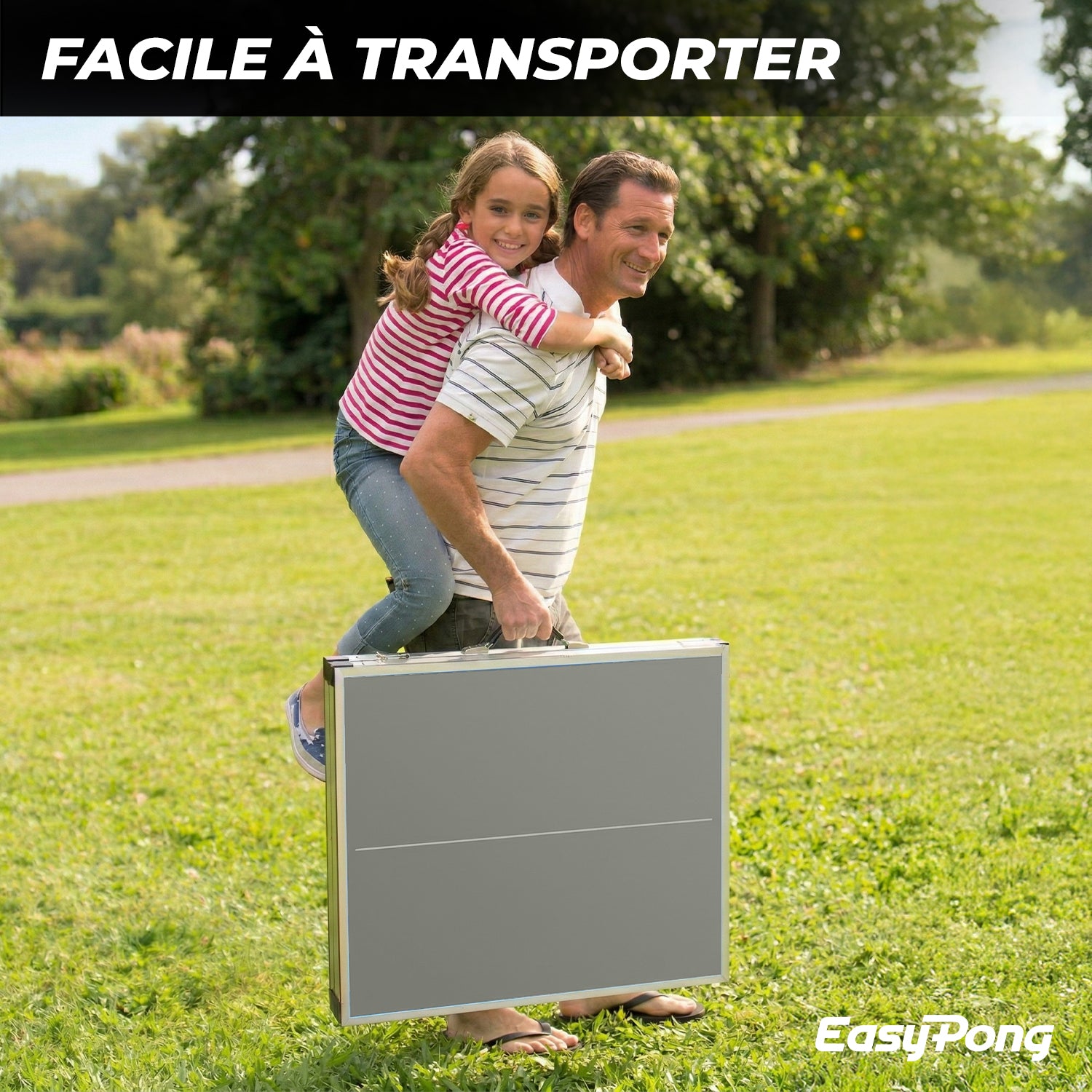 Table de Ping Pong EasyPong® – Gris
