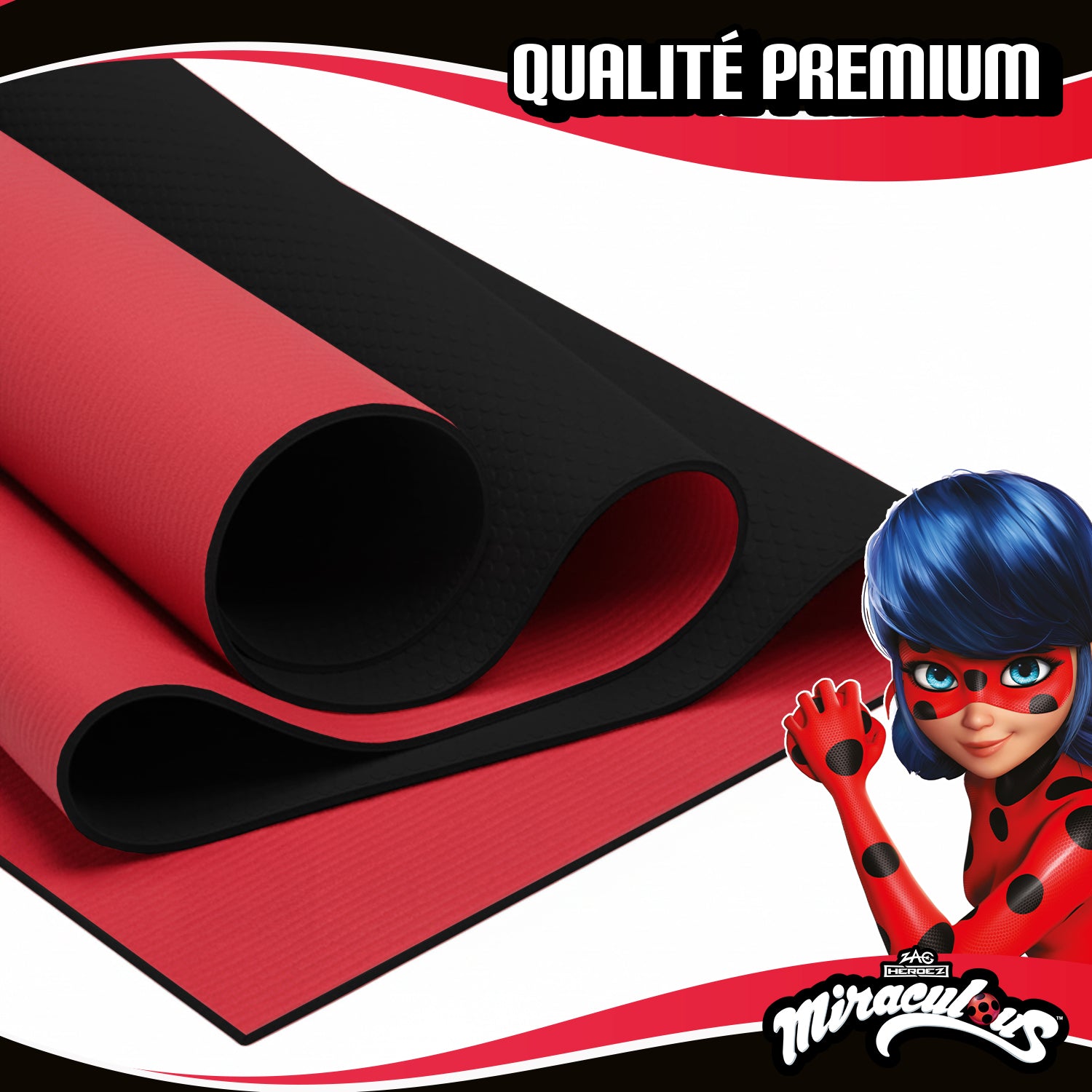 Tapis de Yoga Miraculous® – Ladybug & Chat Noir