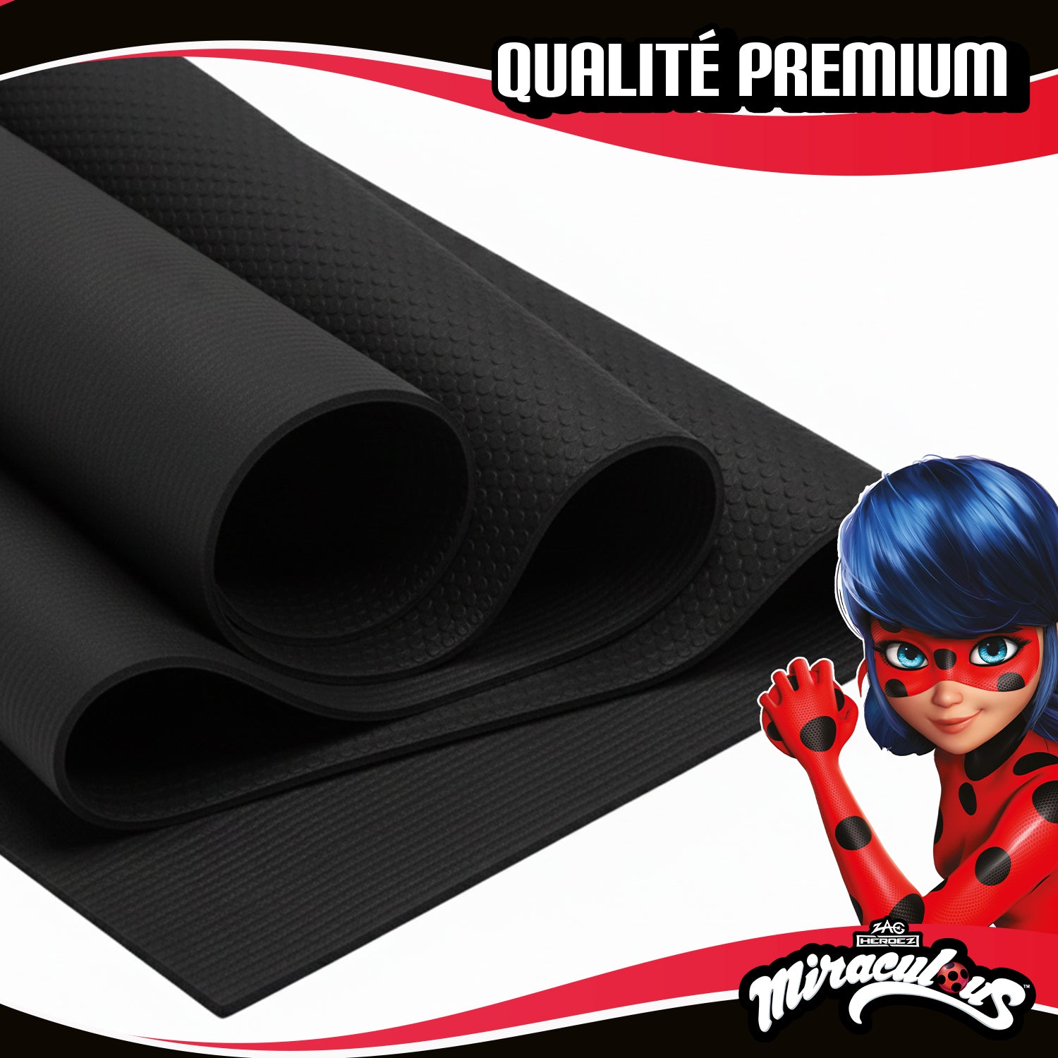 Tapis de Yoga Miraculous® – Ladybug & Tikki