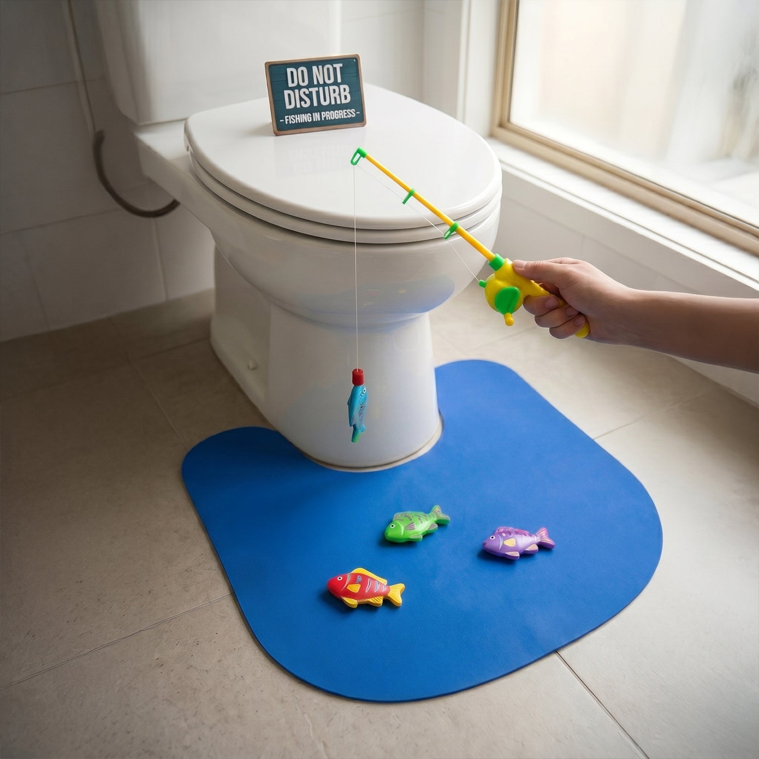 Toilet Game Fishing