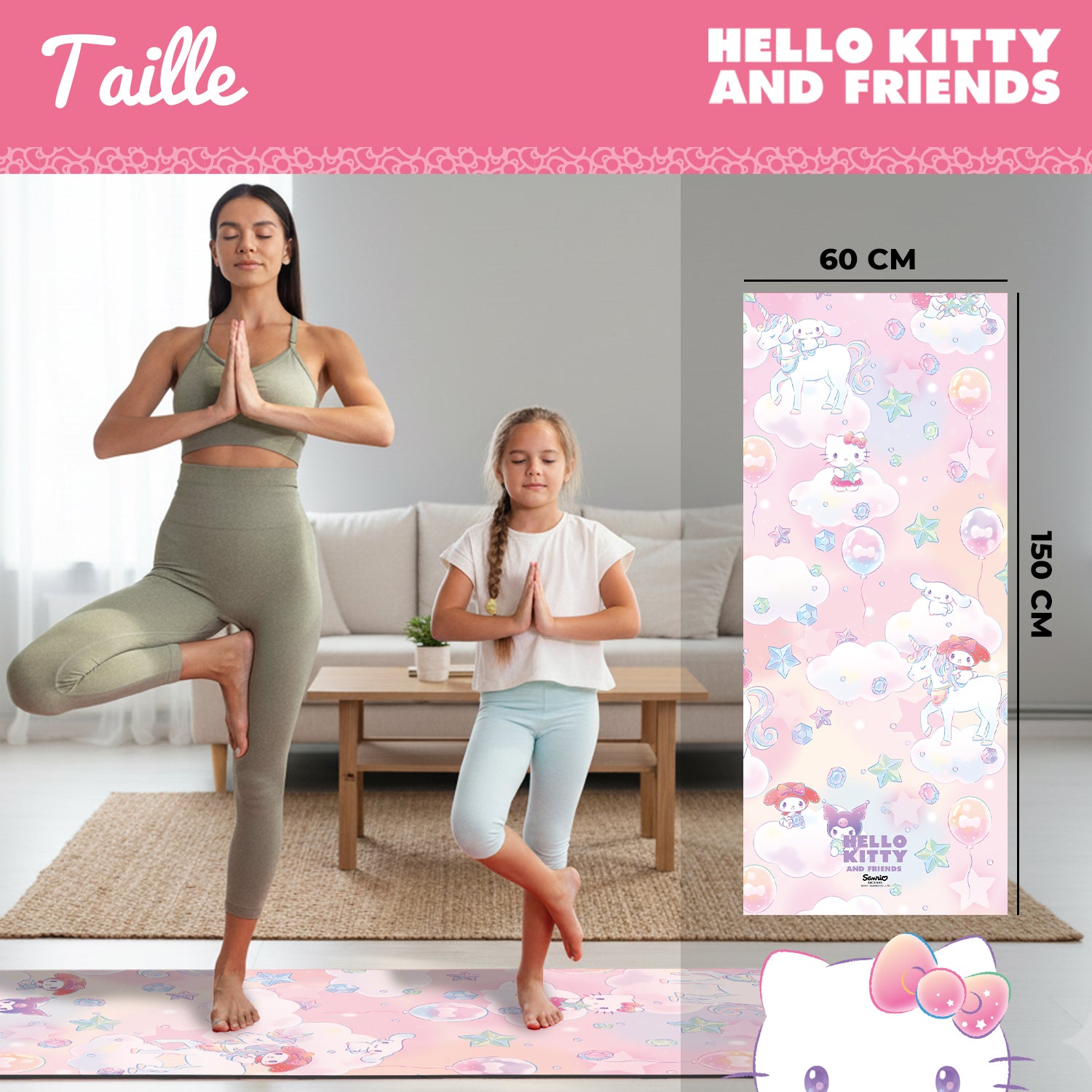 Tapis de Yoga Hello Kitty®