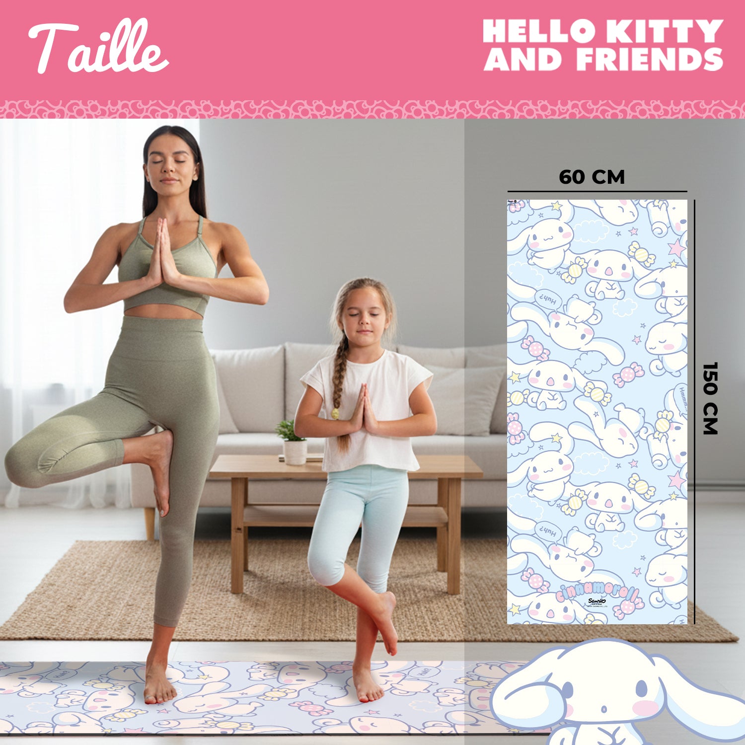 Tapis de Yoga Hello Kitty® – Cinnamoroll