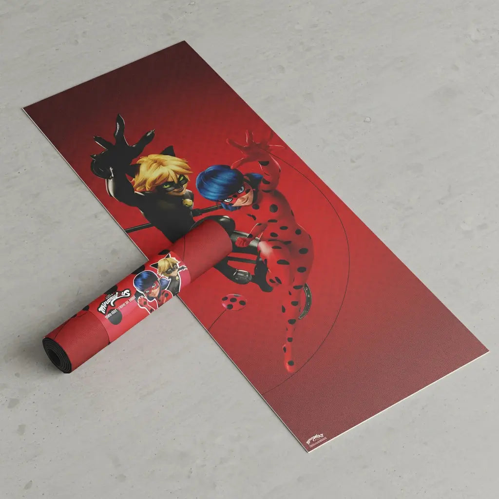 Tapis de Yoga Miraculous® – Ladybug & Chat Noir