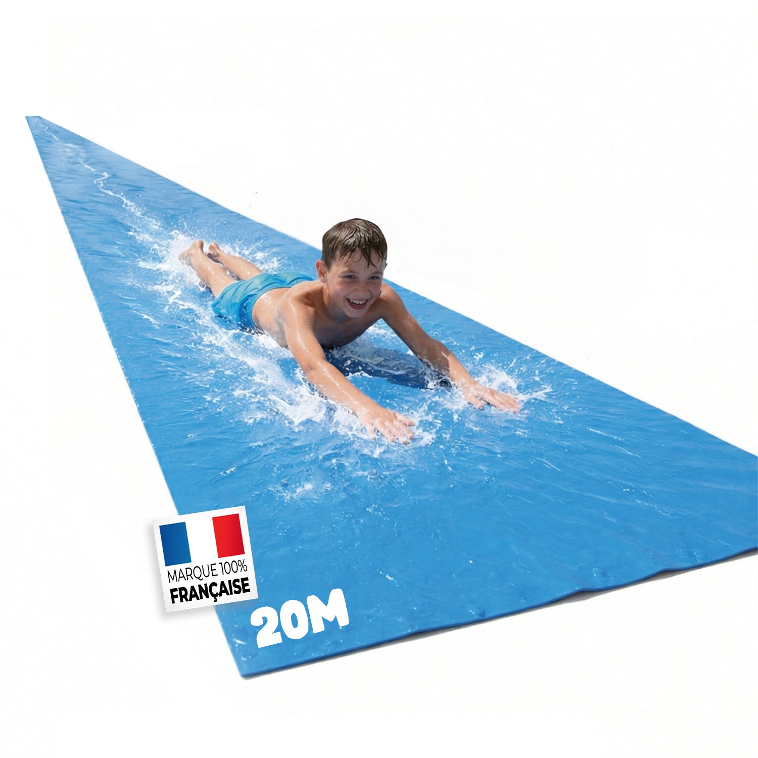 2 Tapis de Ventriglisse de 10 mètres Bleus - Slip'n Slide
