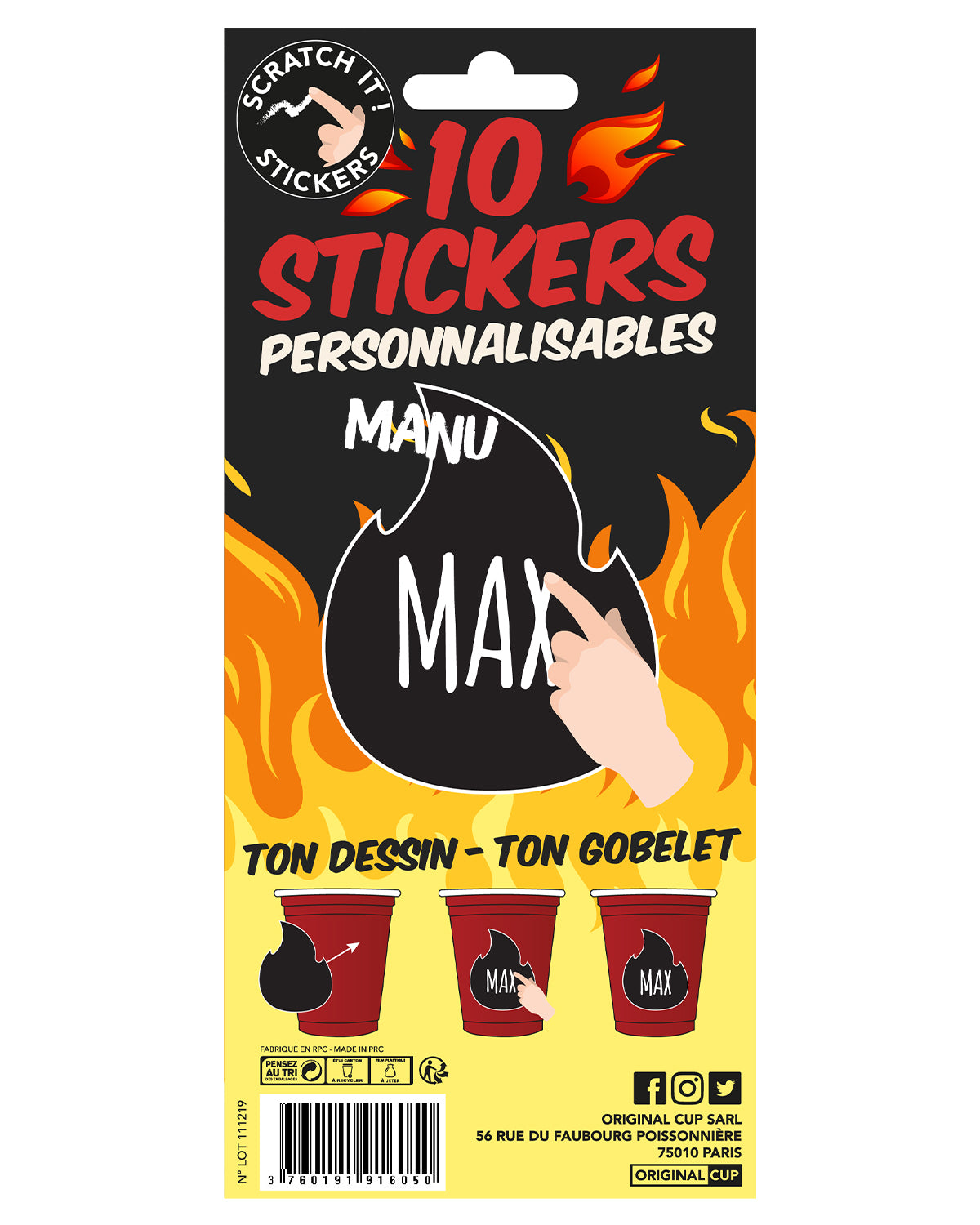 Fire Stickers