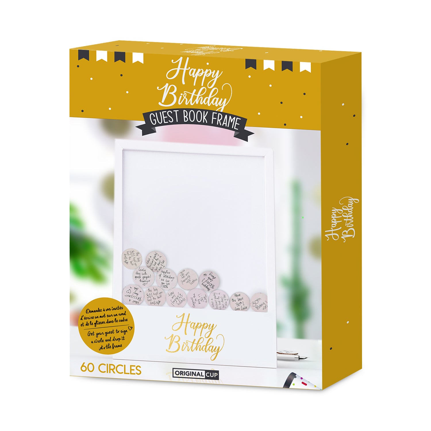 Guest Book Frame - Happy Birthday