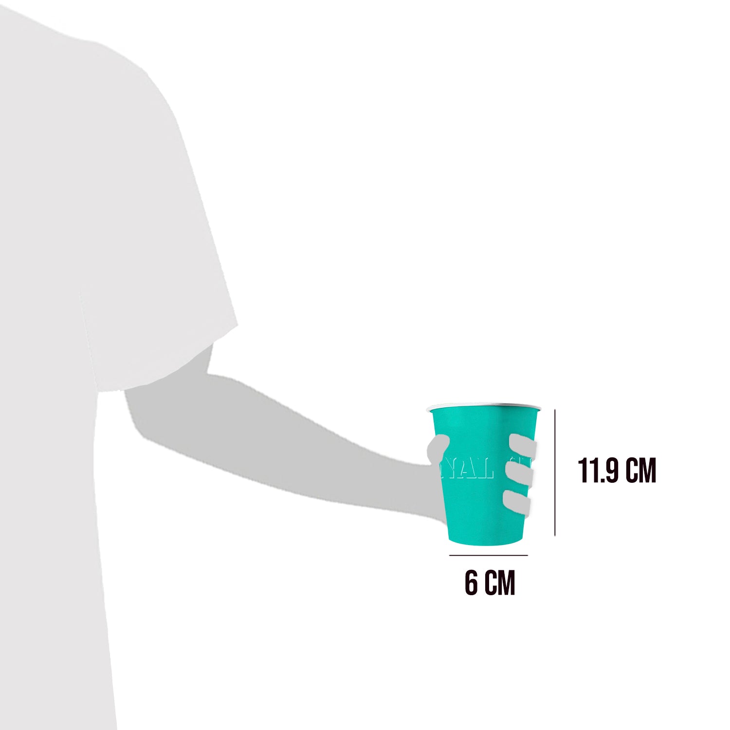 20 Paper Cups Summer 53cl