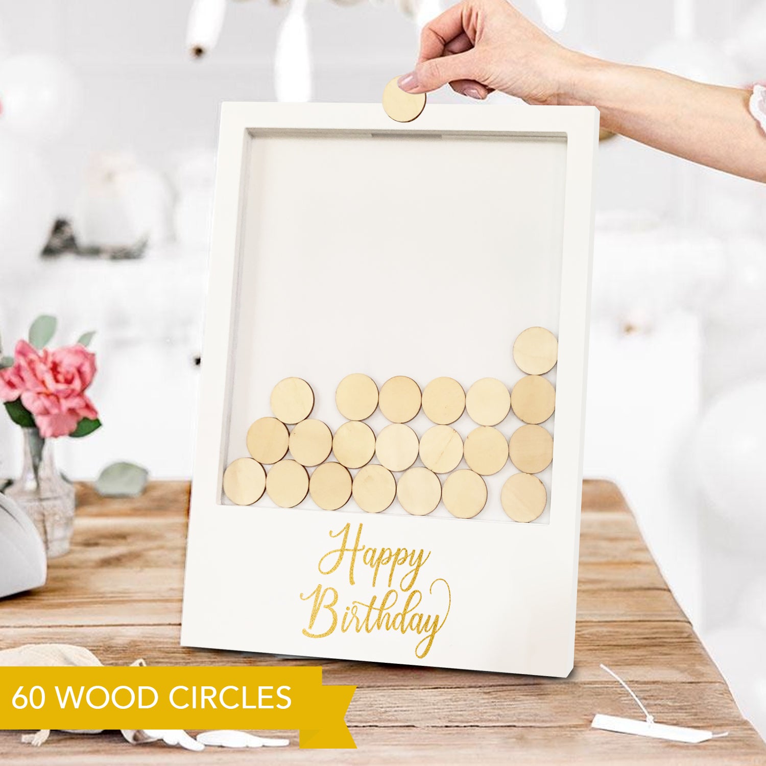 Guest Book Frame - Happy Birthday