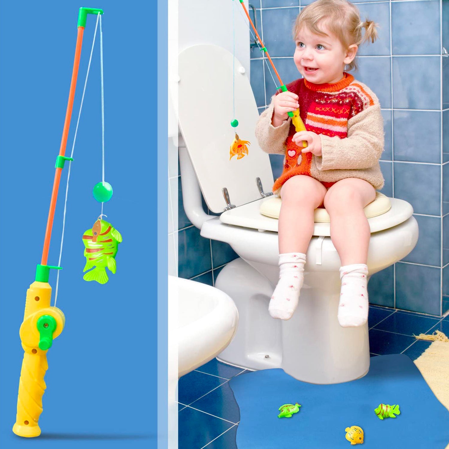 Toilet Game Fishing