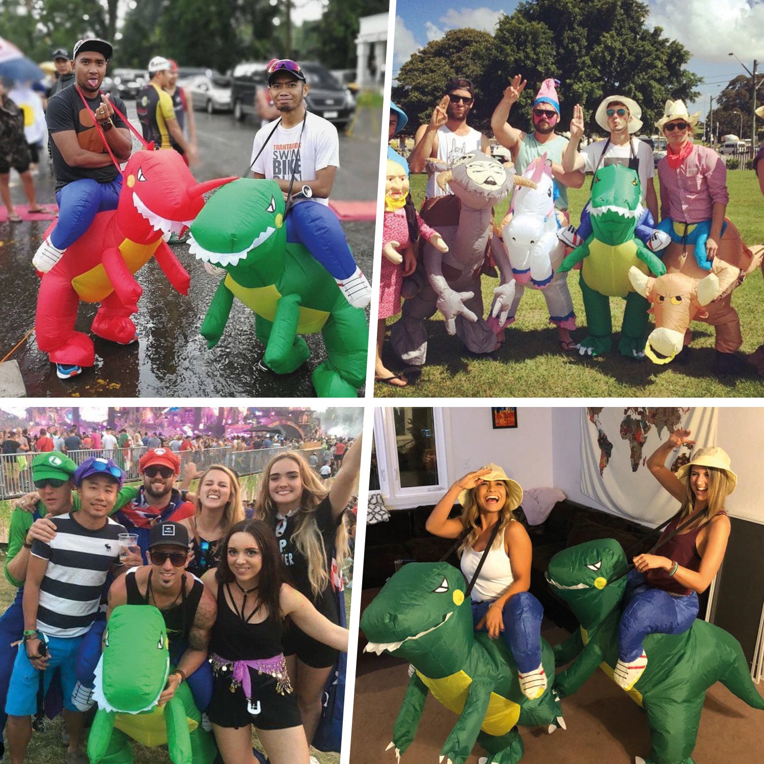 Costume Gonflable Adulte – Raptor