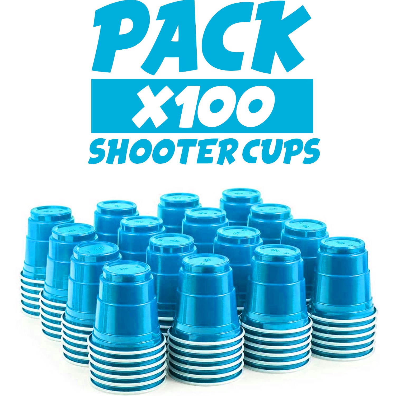 100 Shooters Turquoises 4cl