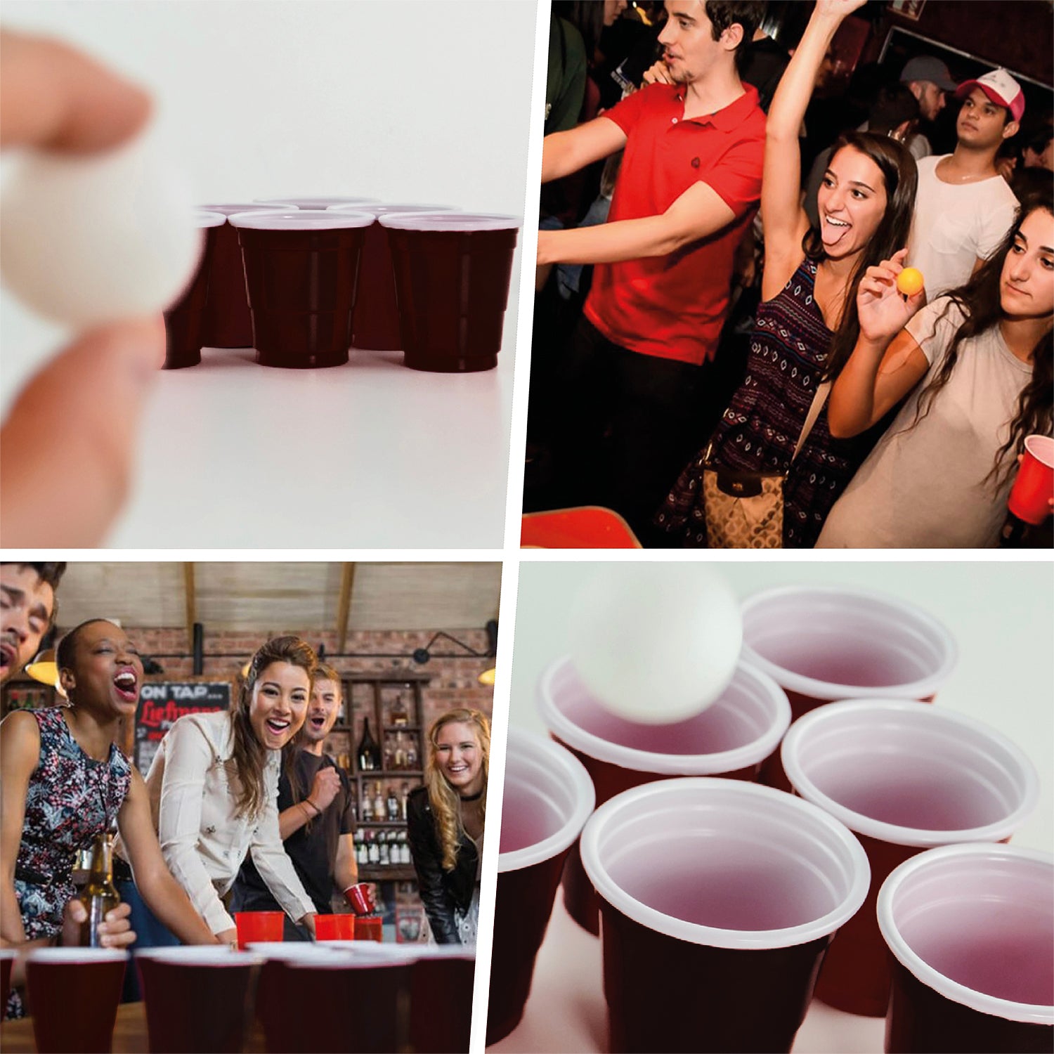 20 Shooters en Plastique Noirs Réutilisables 4cl