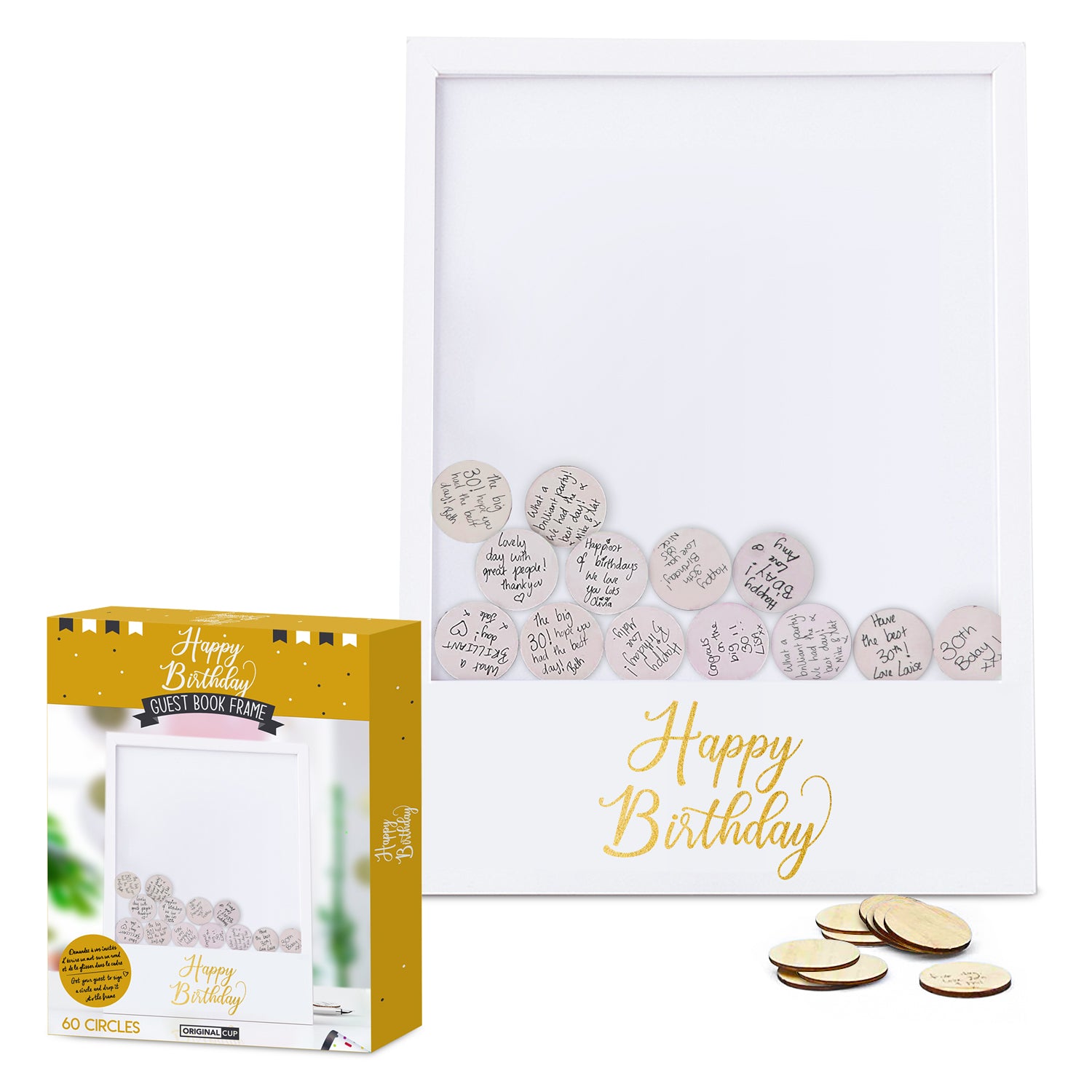 Guest Book Frame - Happy Birthday