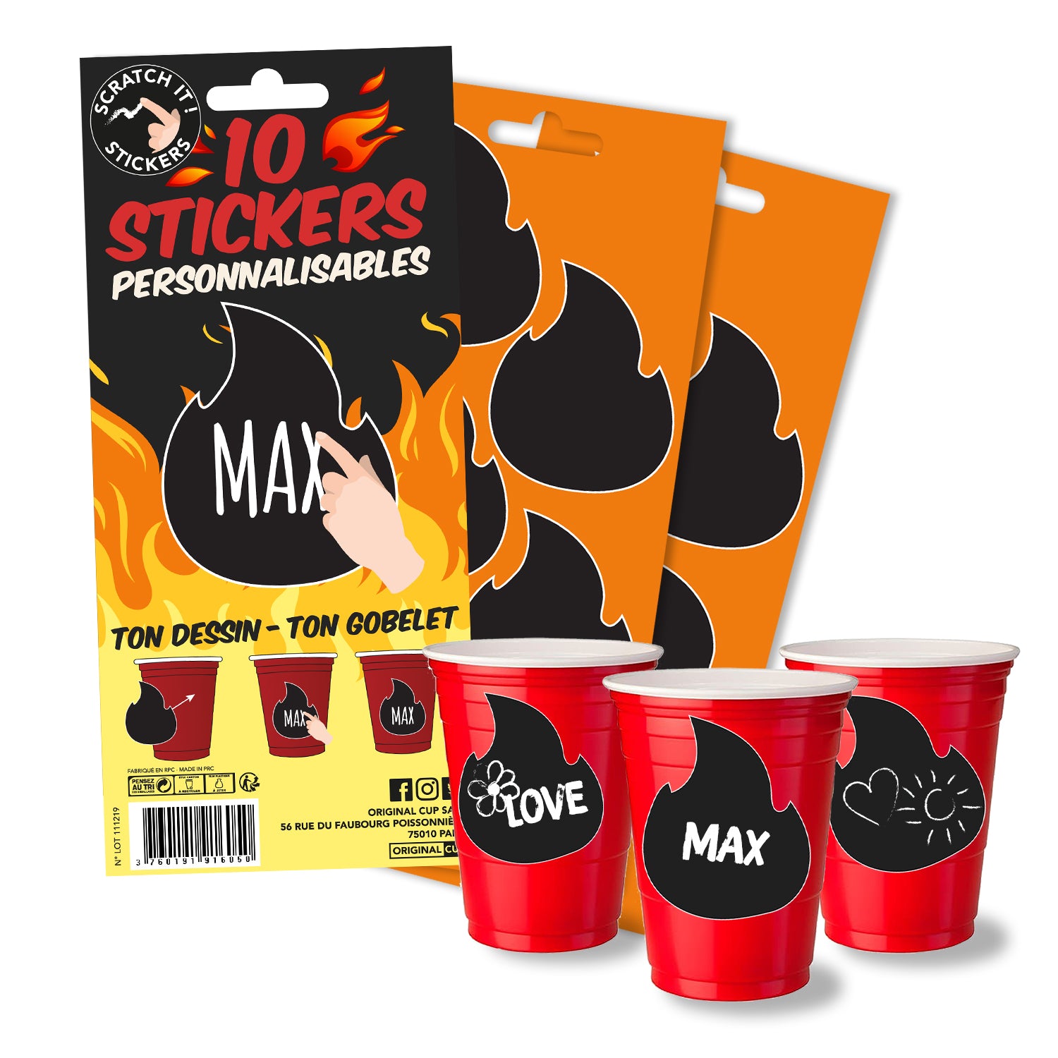 Fire Stickers