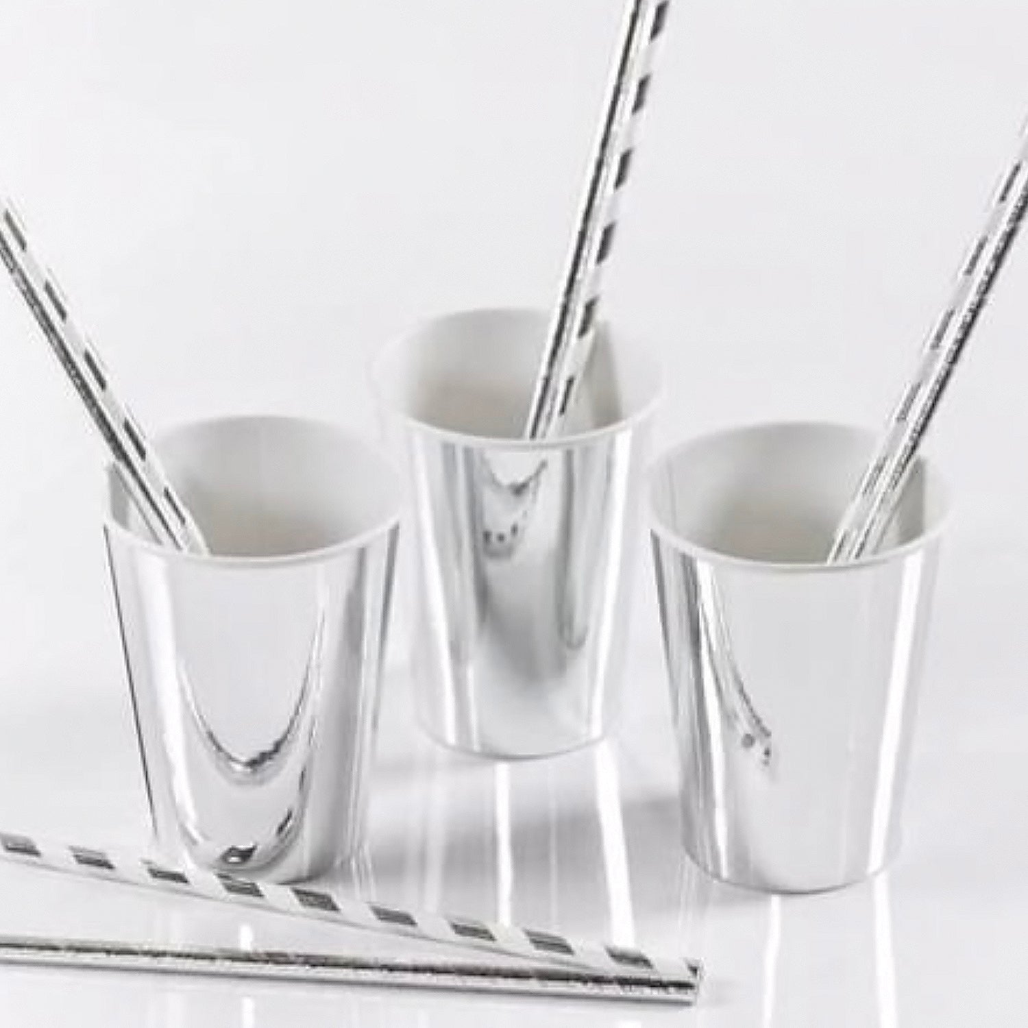 20 Paper Cups Argents 53cl