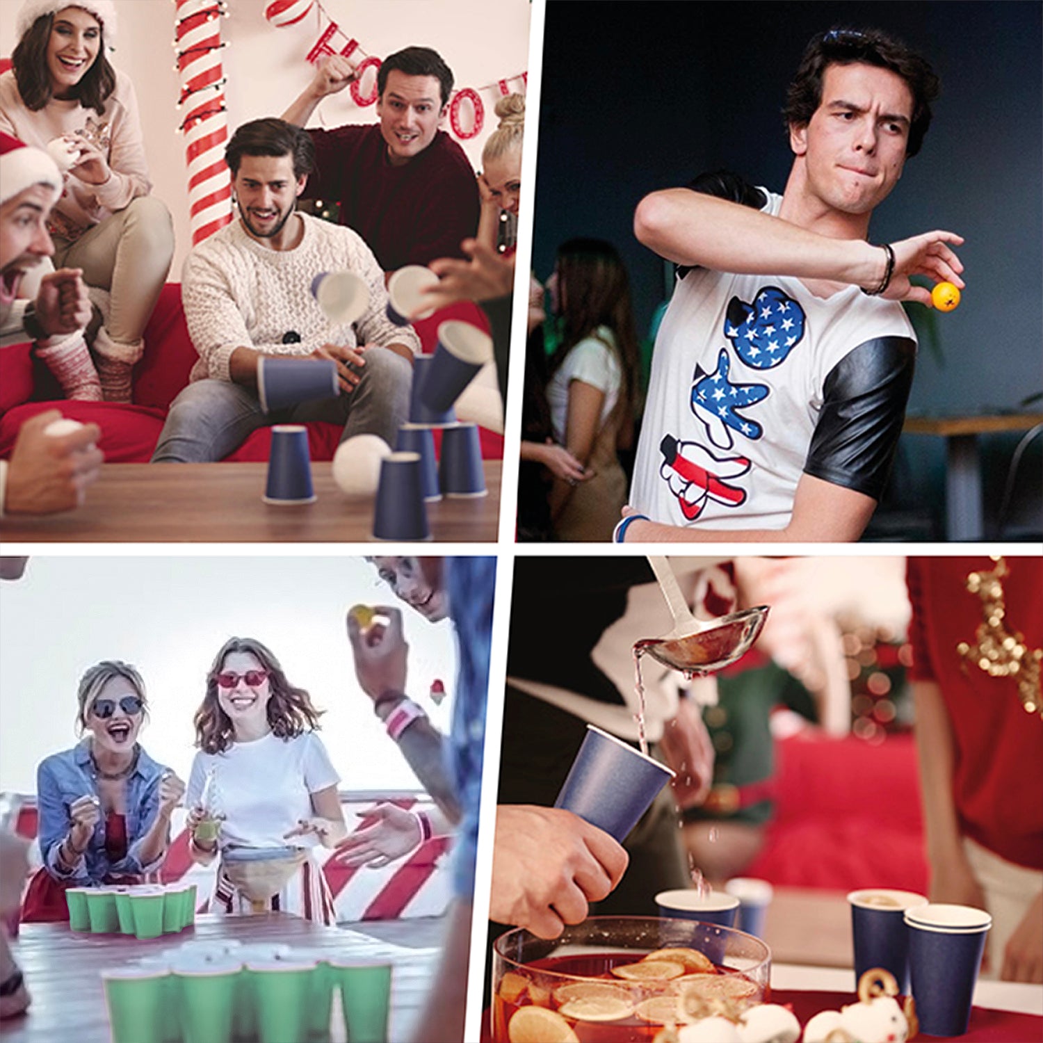 20 Paper Cups Green Pastel 53cl