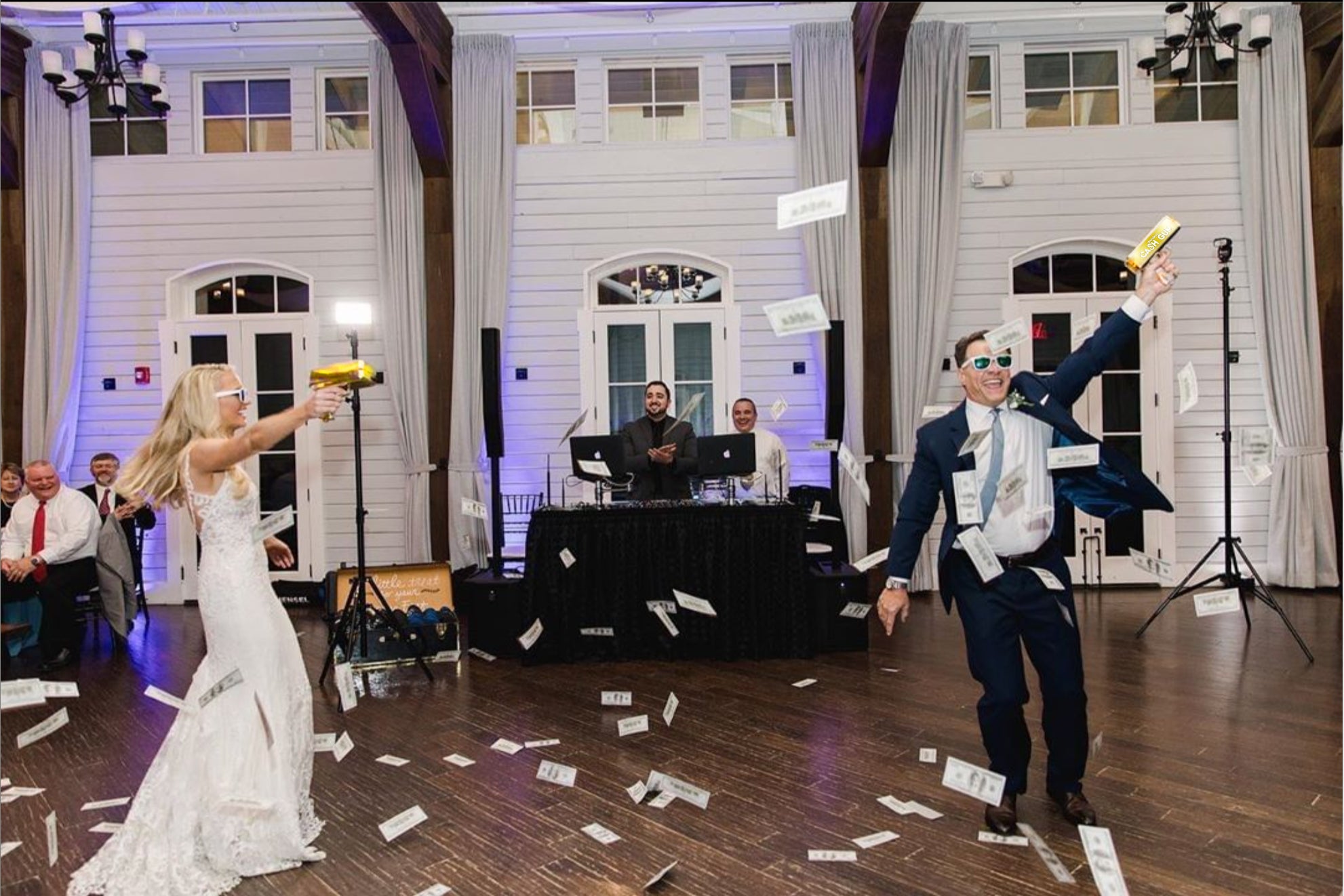 Cash Gun - Pistolet à billets