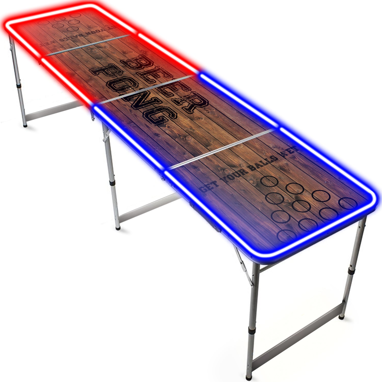 Table Beer Pong Lumineuse Old School