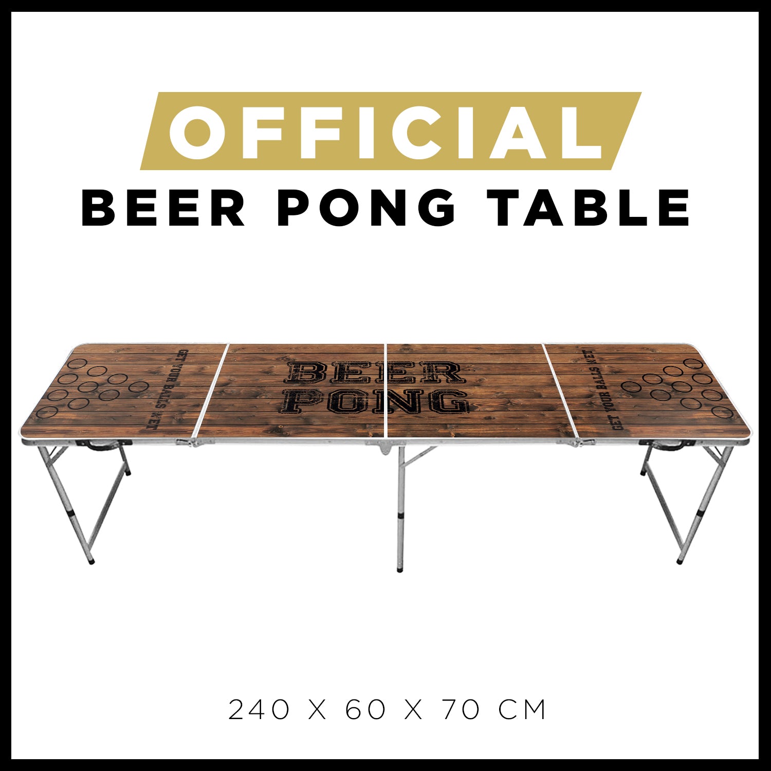 Table Beer Pong Old School