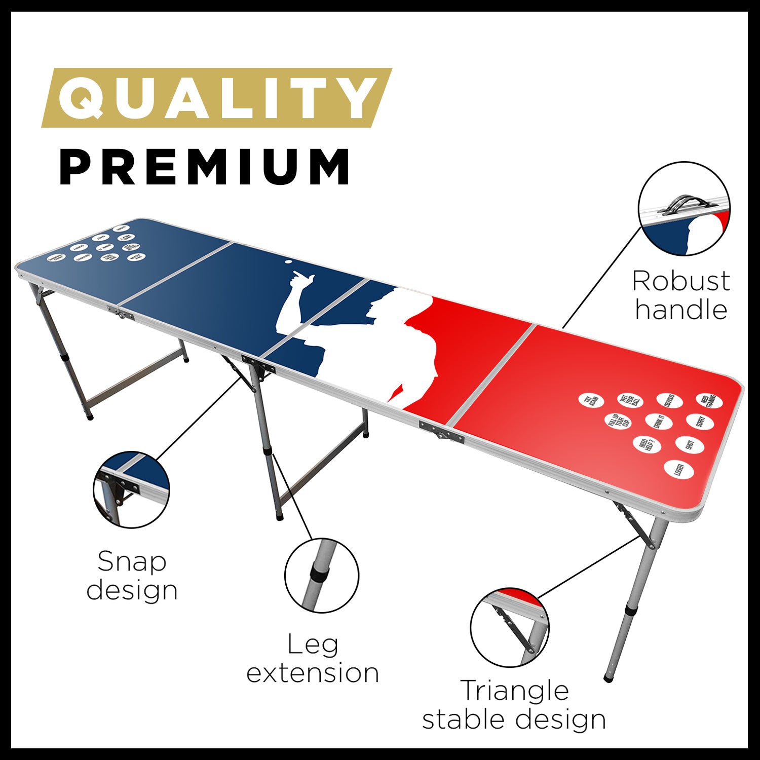 Table Beer Pong Player